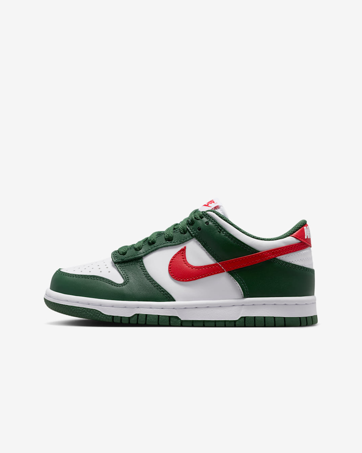 Dunk Low GS "Fir White University Red"