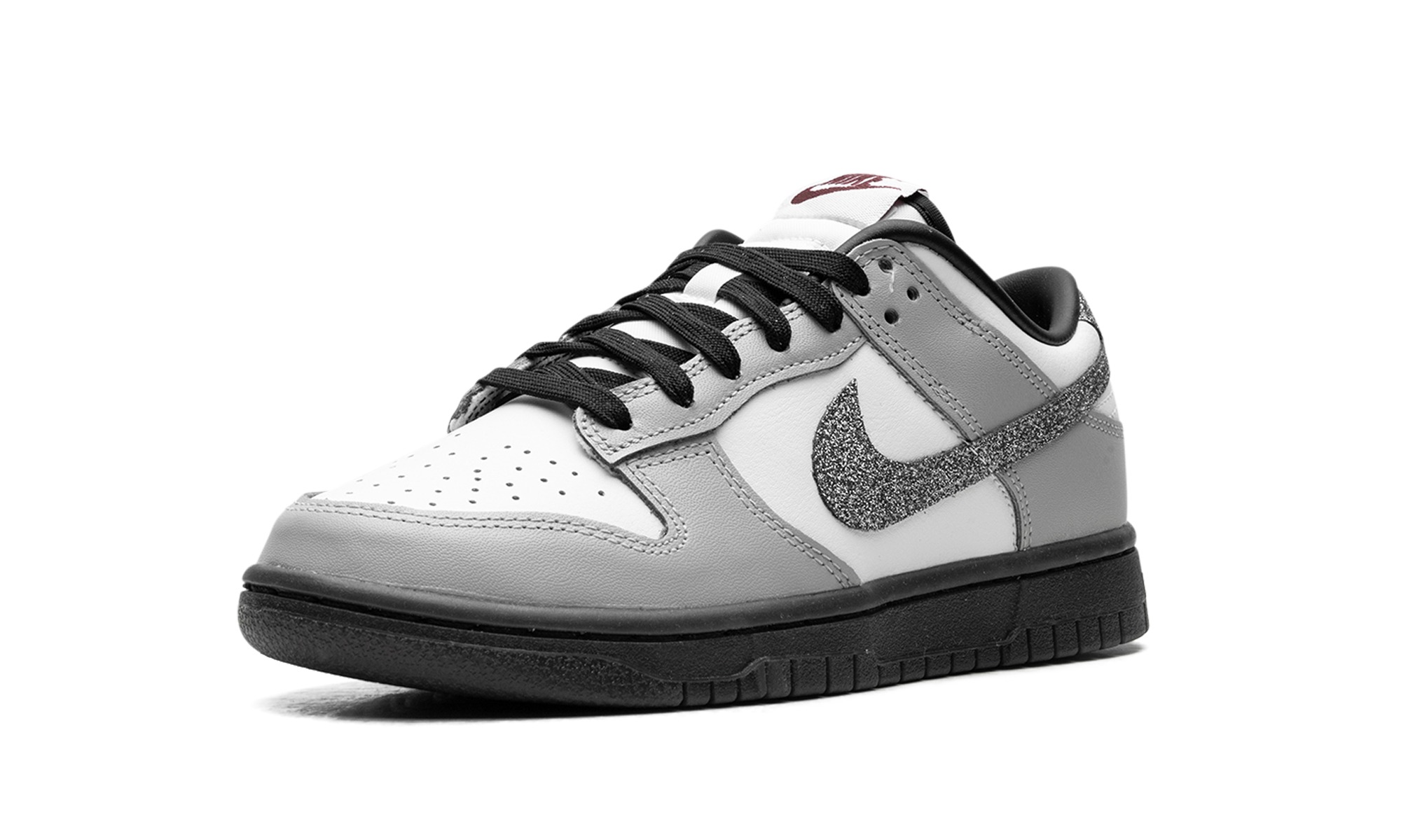 Dunk Low Lx Women "Glitter Swoosh White Light Smoke Grey"