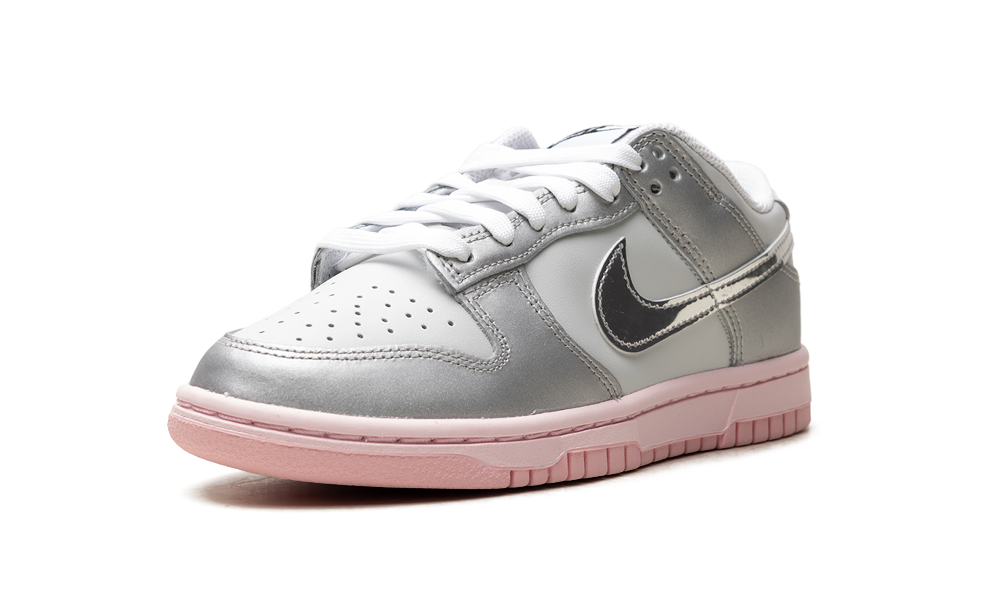 Dunk Low Lx Women "Metallic Silver Pink Foam"