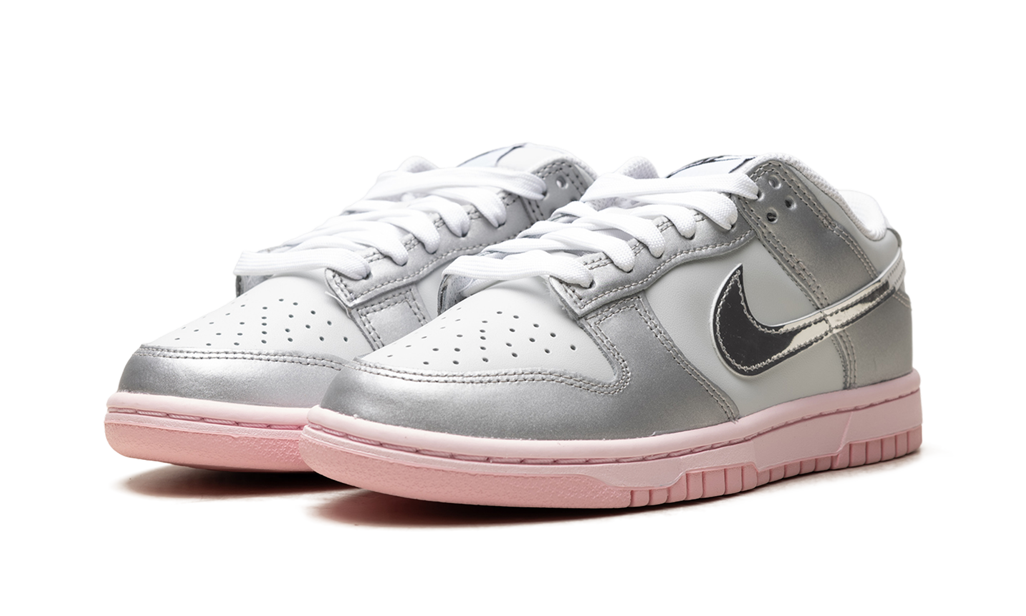 Dunk Low Lx Women "Metallic Silver Pink Foam"