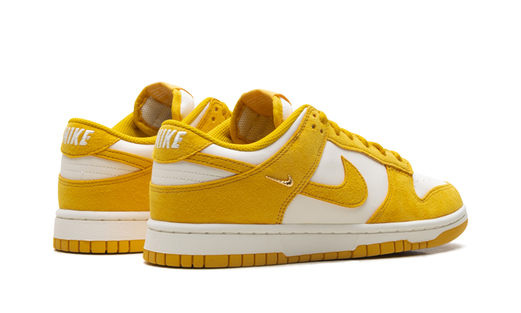 Dunk Low Women "Dark Sulfur Gold Mini Swoosh"