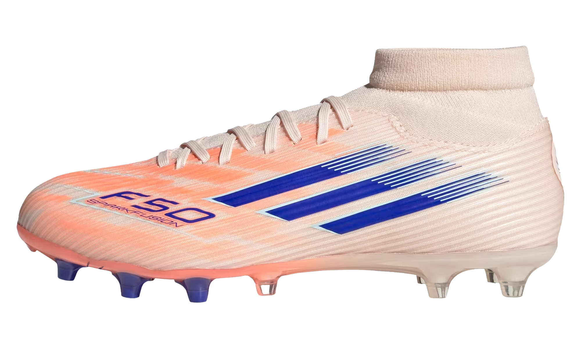 F50 Sparkfusion League Fg/ag Women "Coral / Blue"
