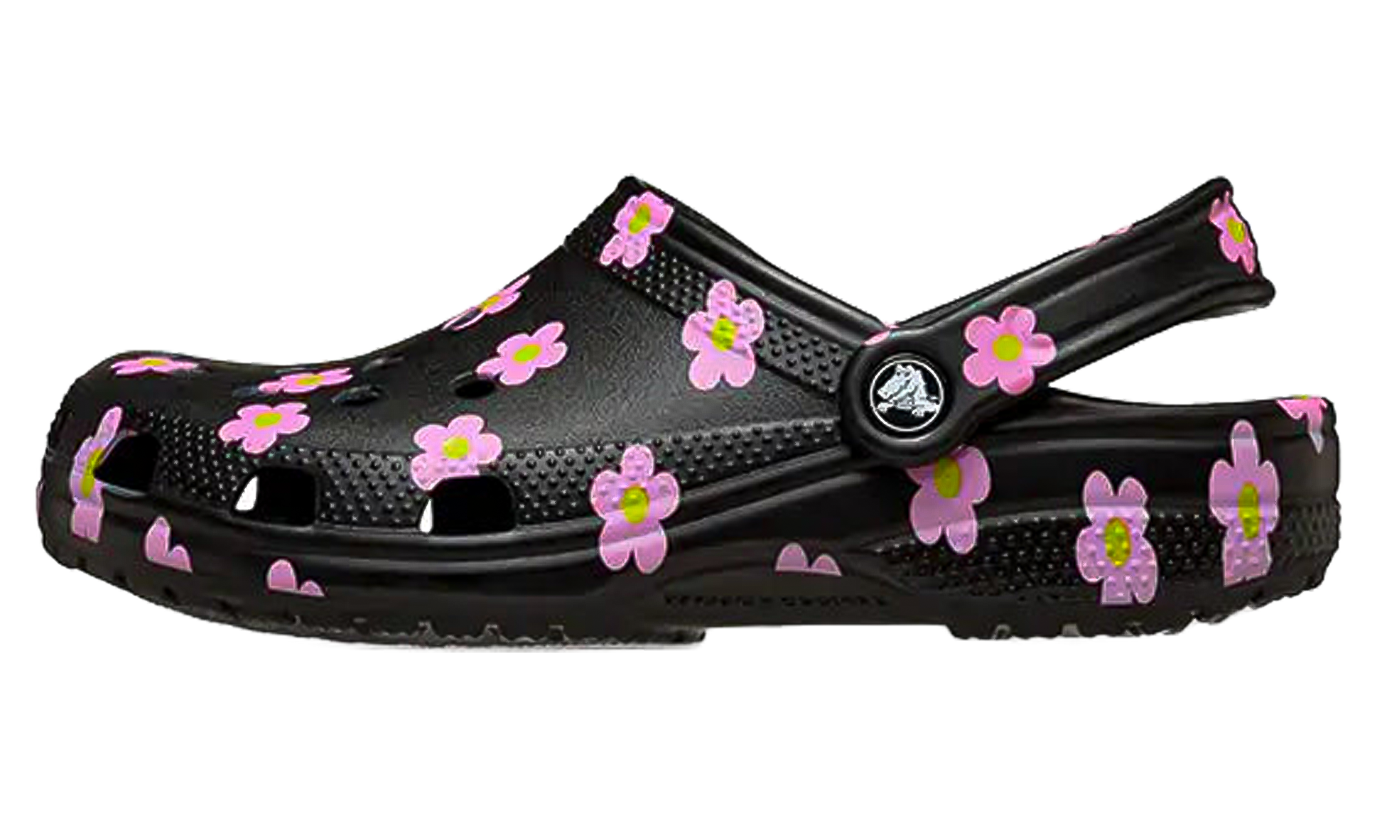 Flower Classic Clog Td "Black / Pink"