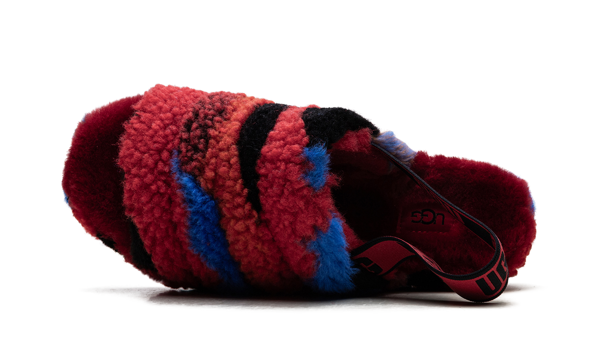 Fluff Yeah Slide Women "Cali Collage Red"