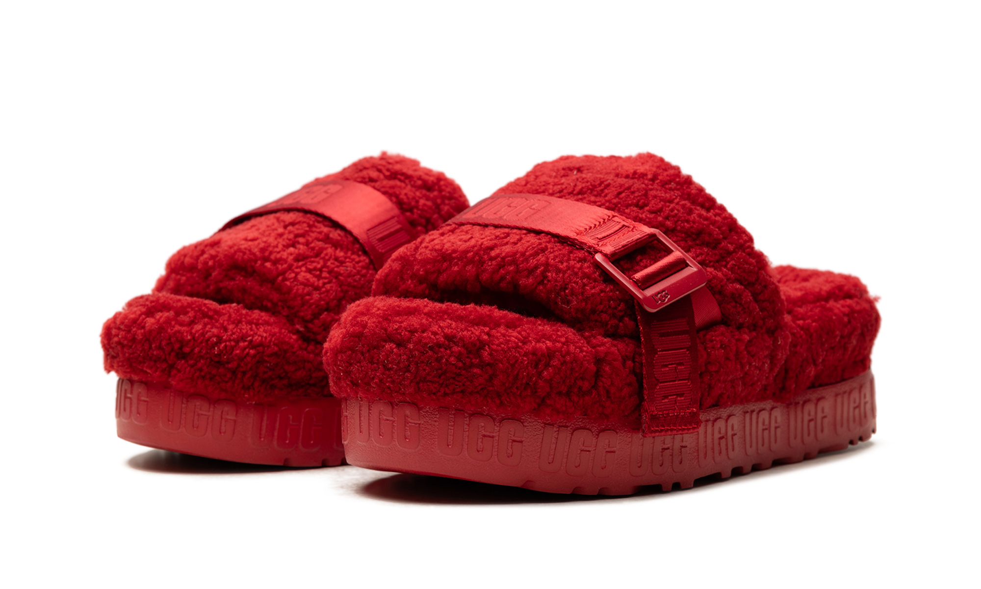 Fluffita Slide Women "Ribbon Red"