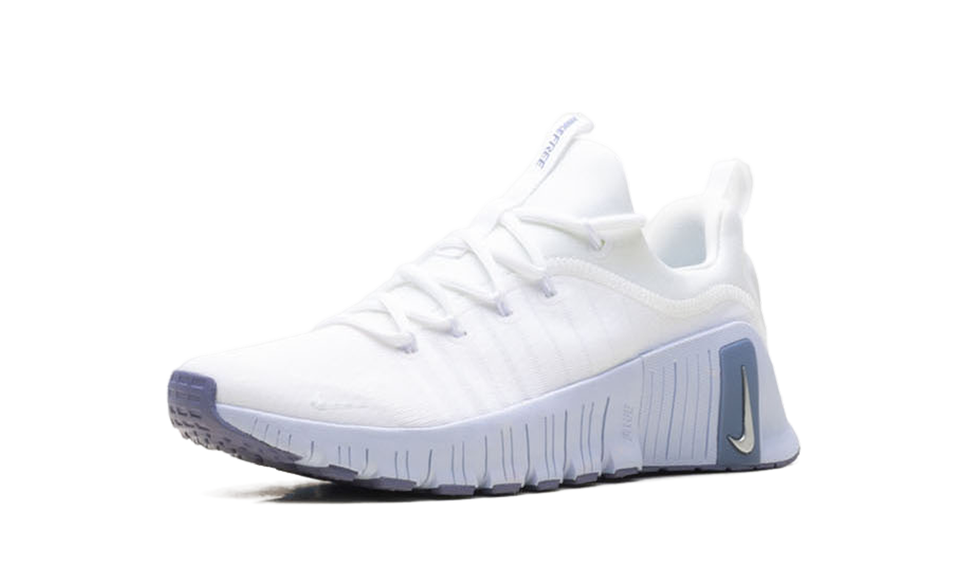 Free Metcon 6 Women "White Half Blue Silver"