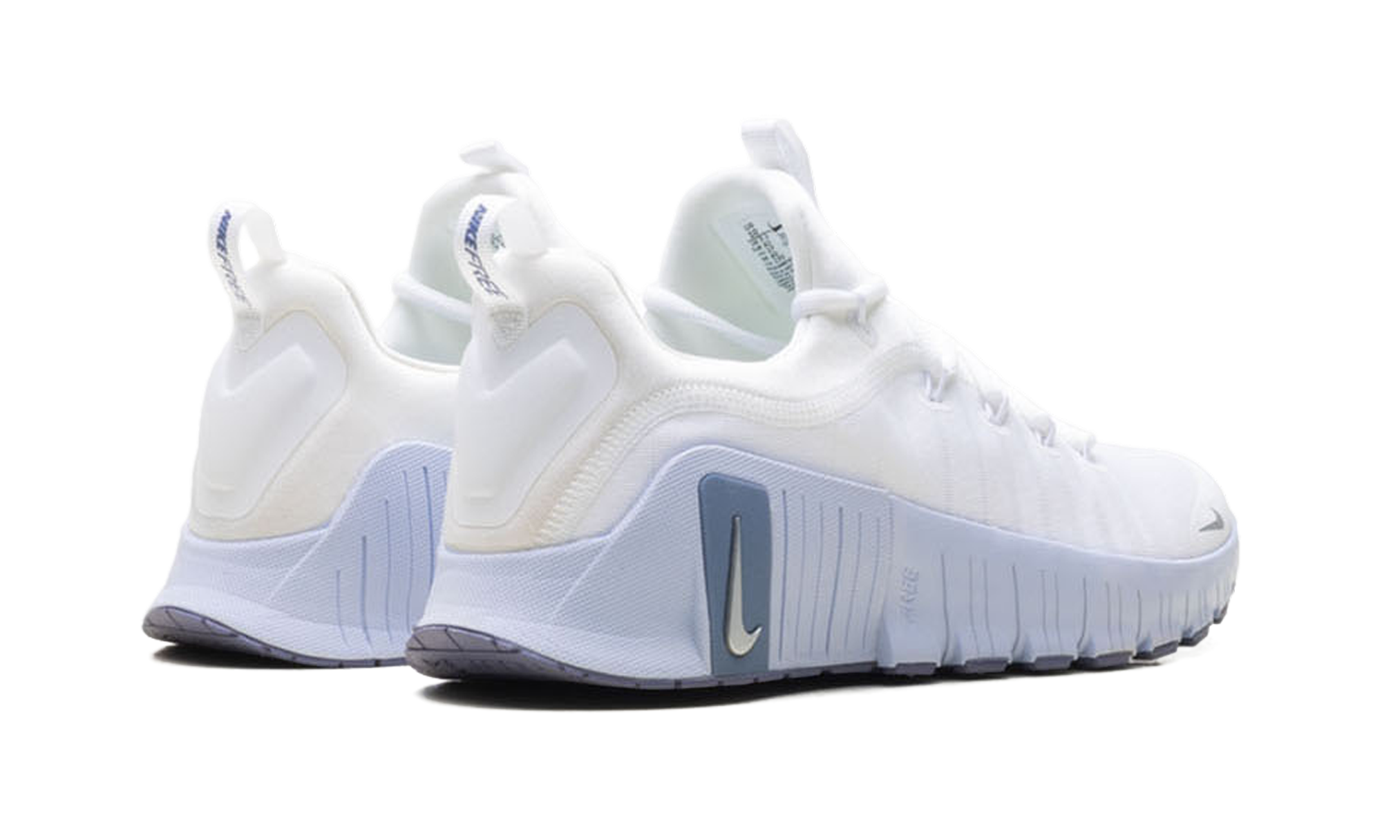 Free Metcon 6 Women "White Half Blue Silver"