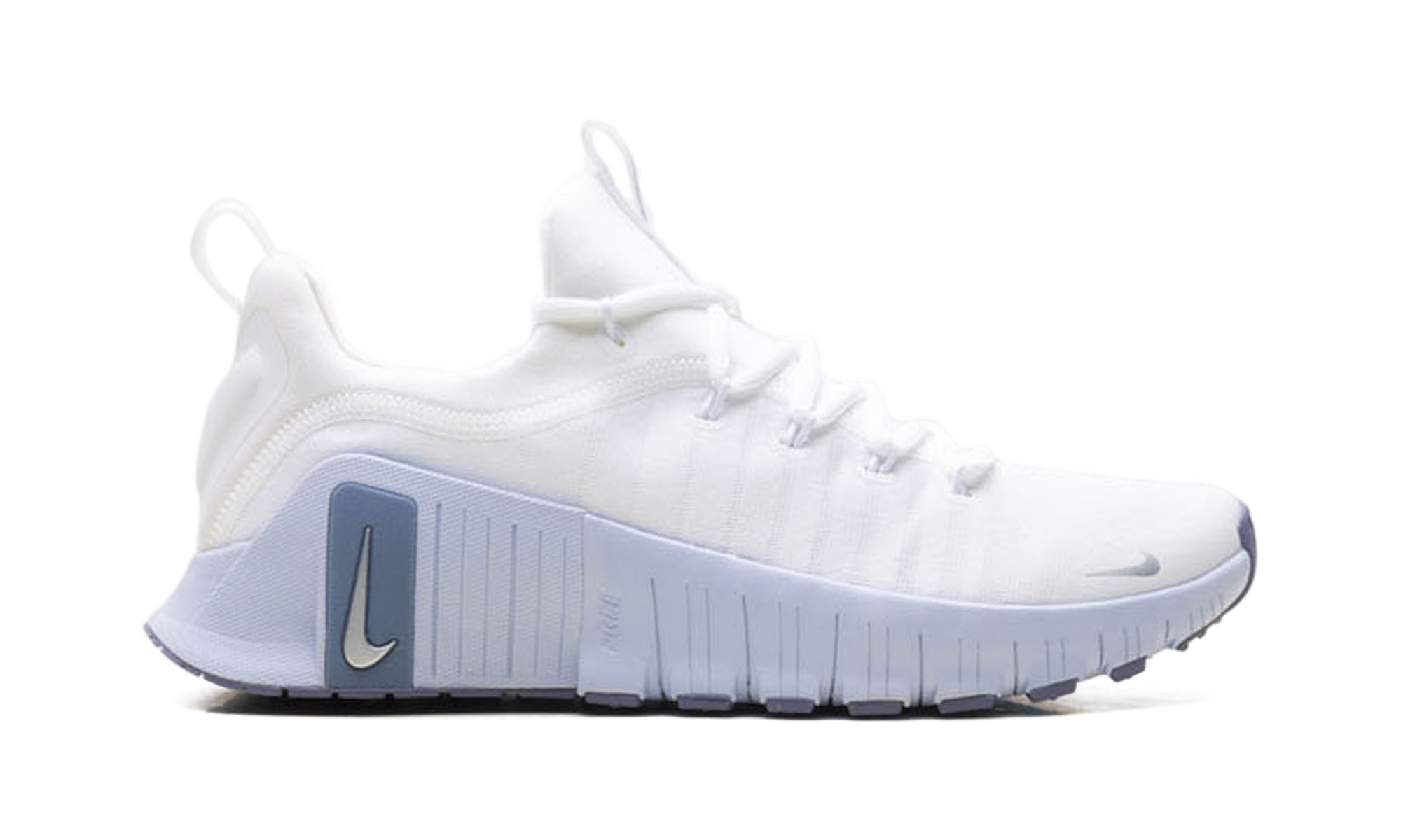 Free Metcon 6 Women "White Half Blue Silver"