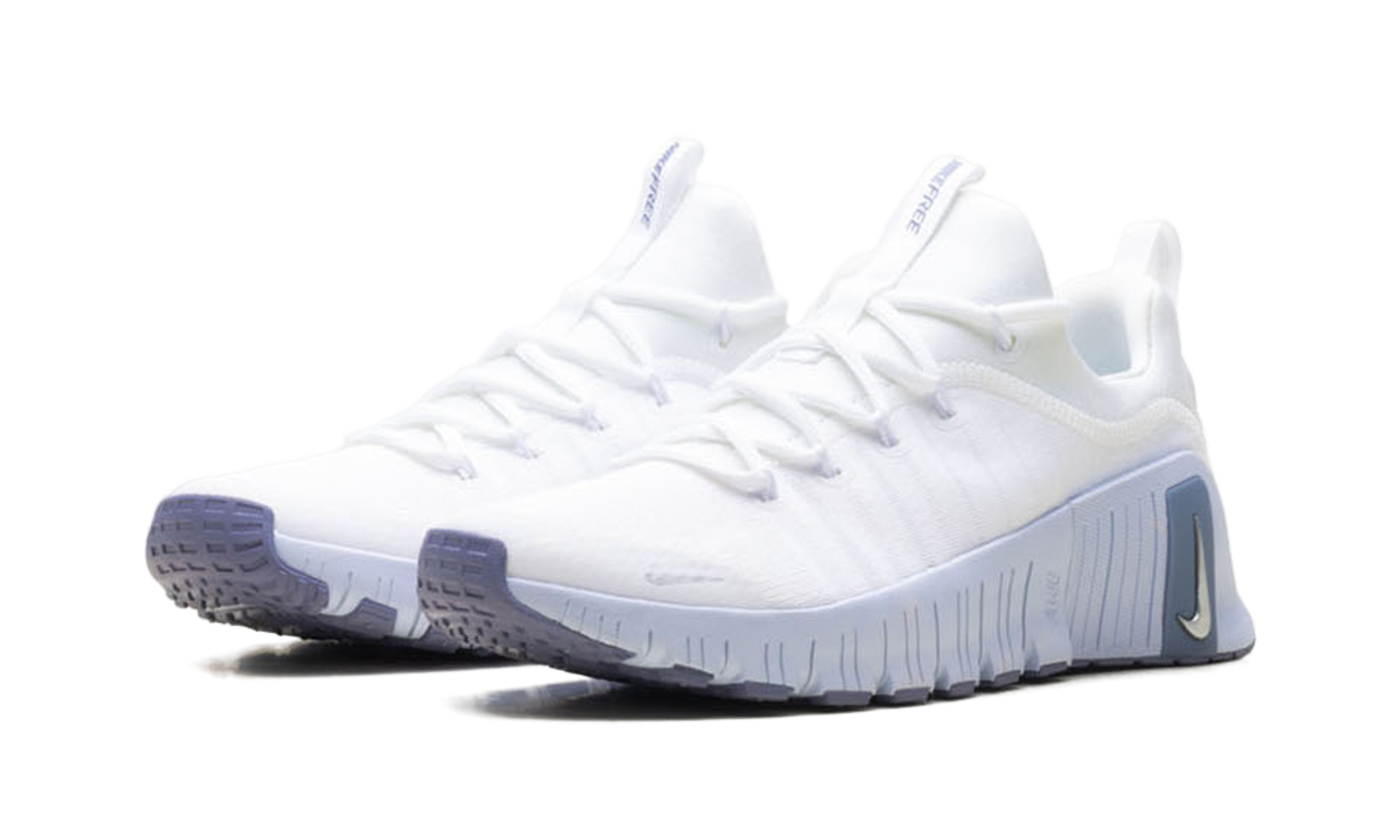 Free Metcon 6 Women "White Half Blue Silver"