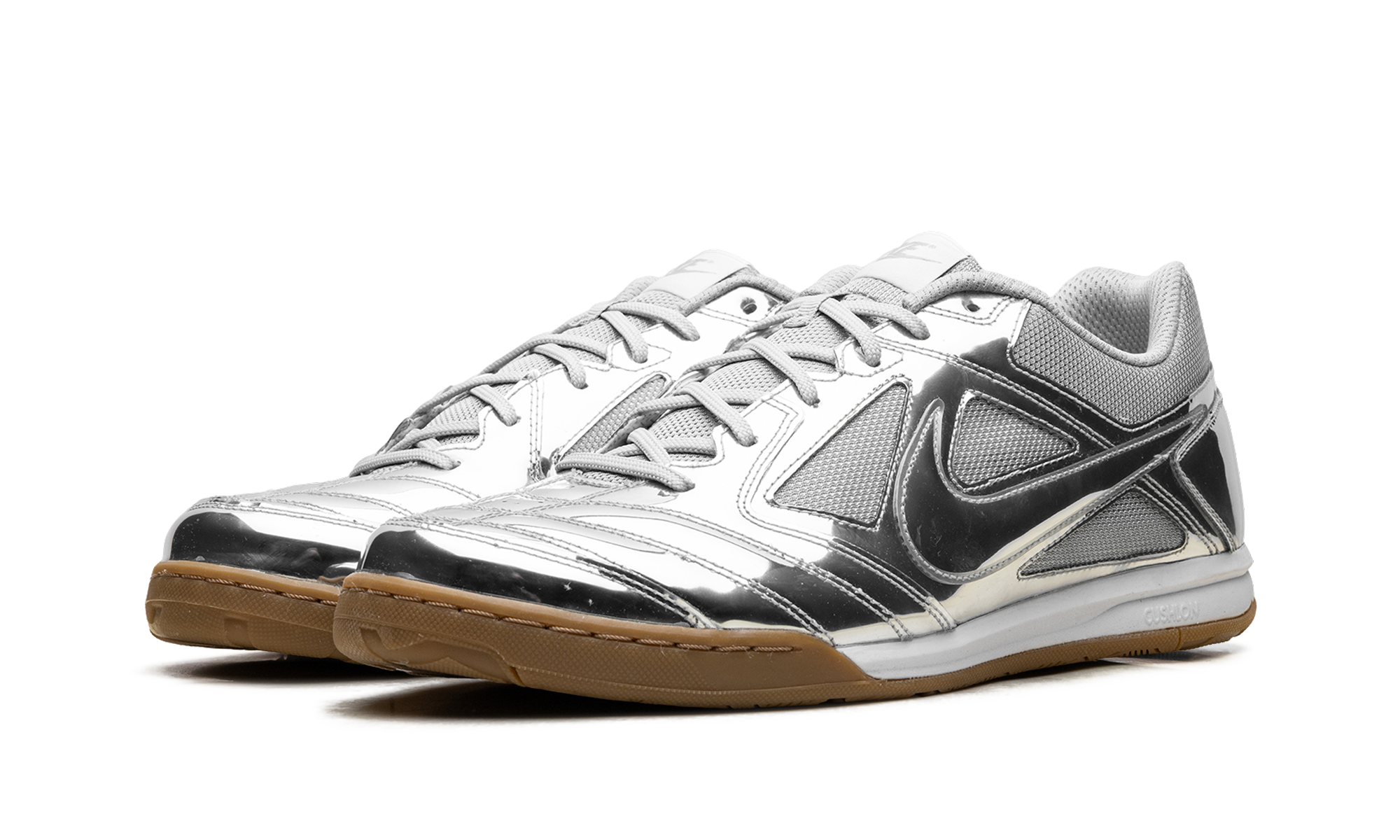 Gato Lv8 "Metallic Silver White Gum Light Brown"