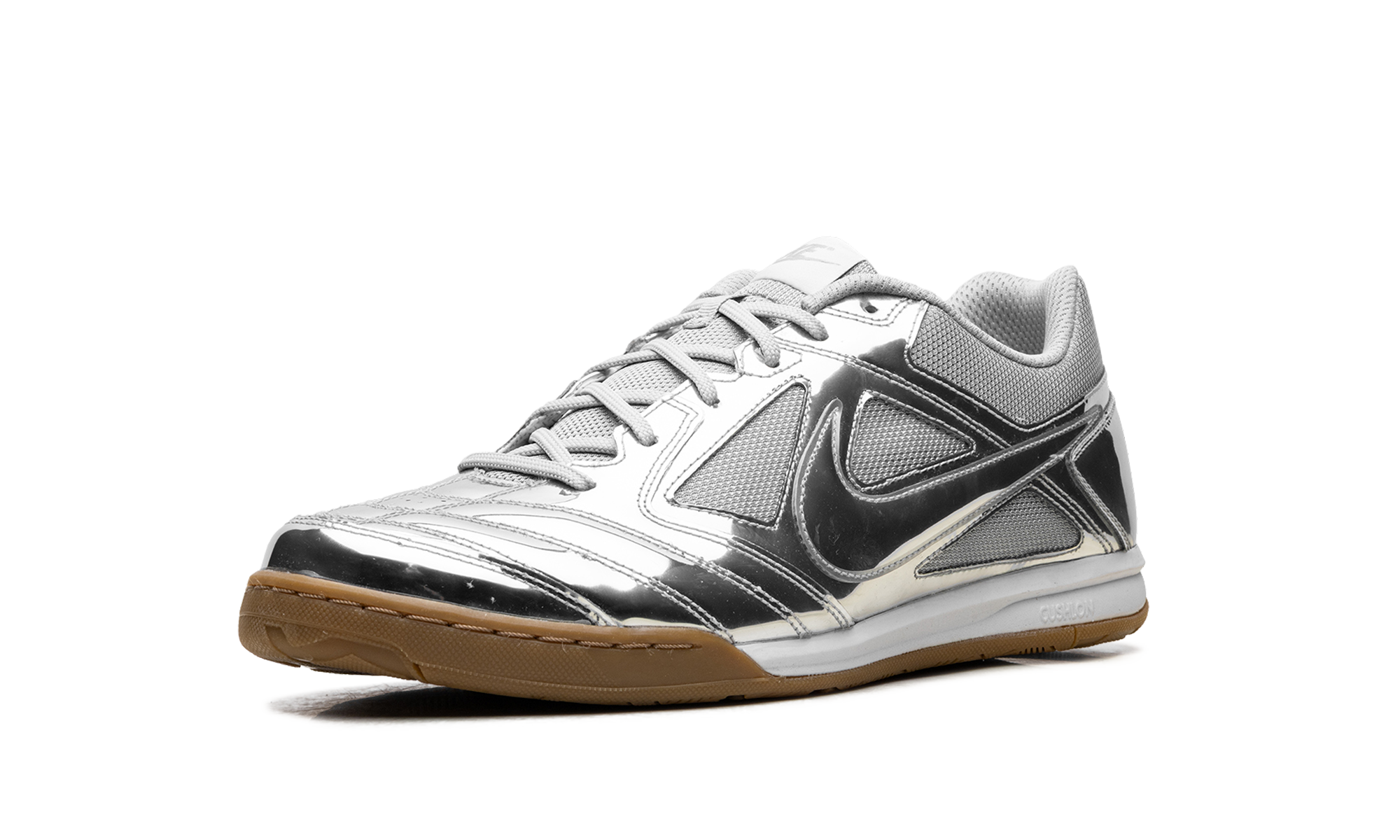 Gato Lv8 "Metallic Silver White Gum Light Brown"