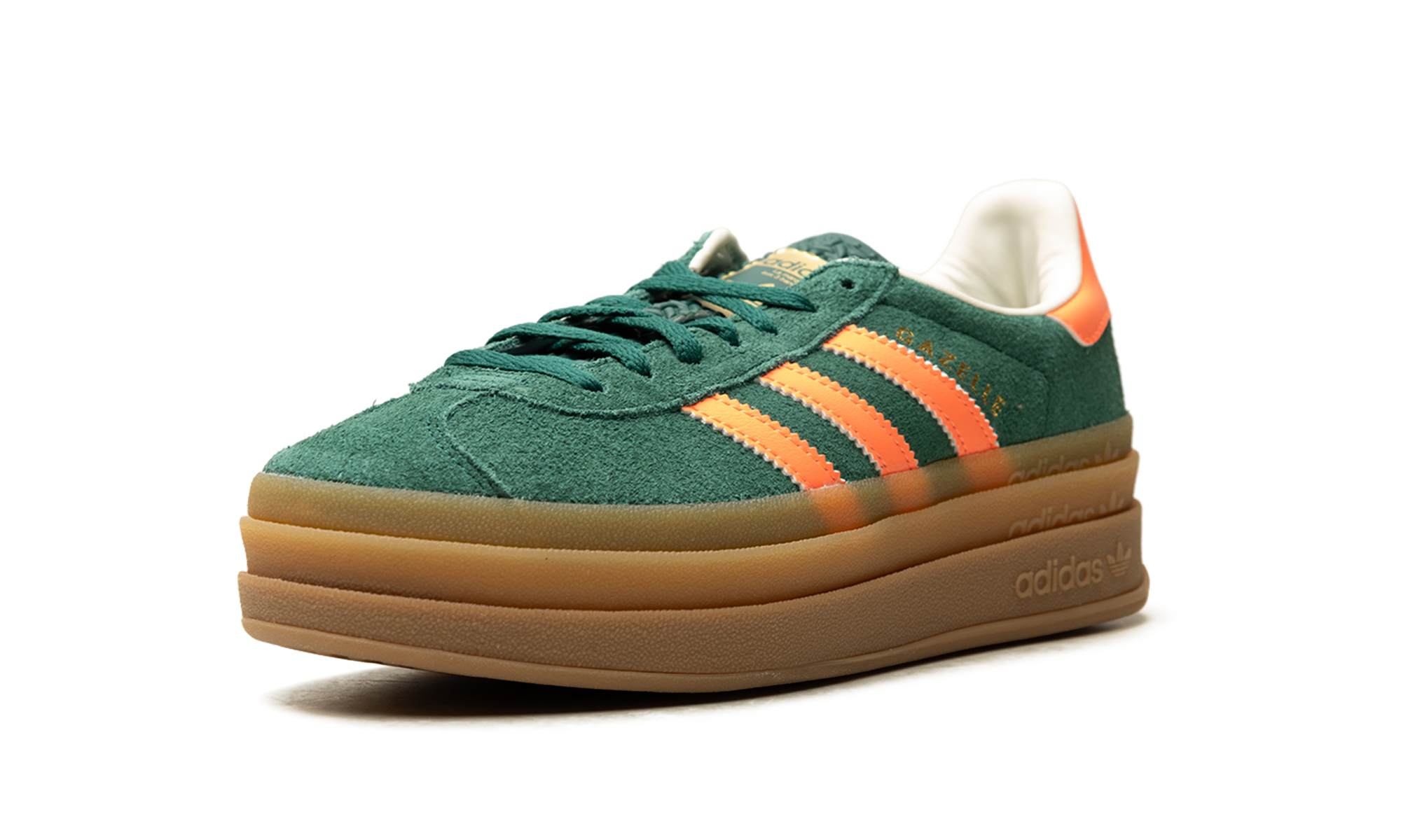 Gazelle Bold GS "Collegiate Green Signal Coral Cream White"