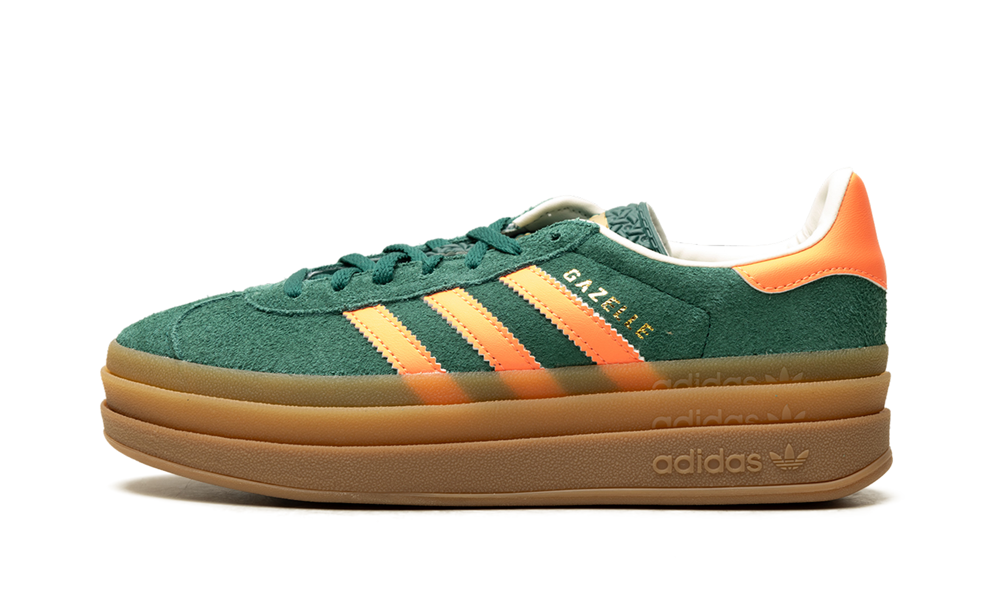 Gazelle Bold GS "Collegiate Green Signal Coral Cream White"