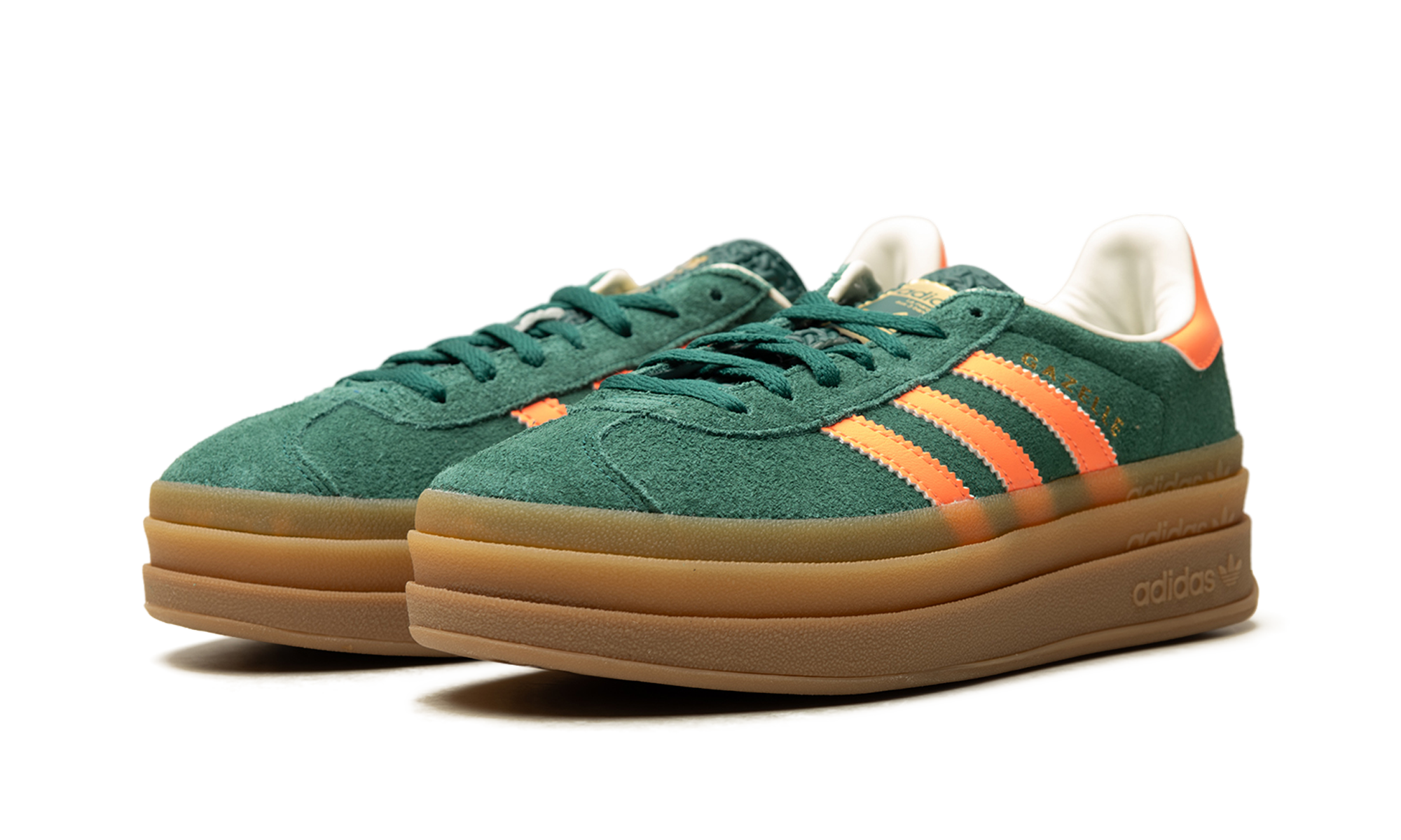 Gazelle Bold GS "Collegiate Green Signal Coral Cream White"