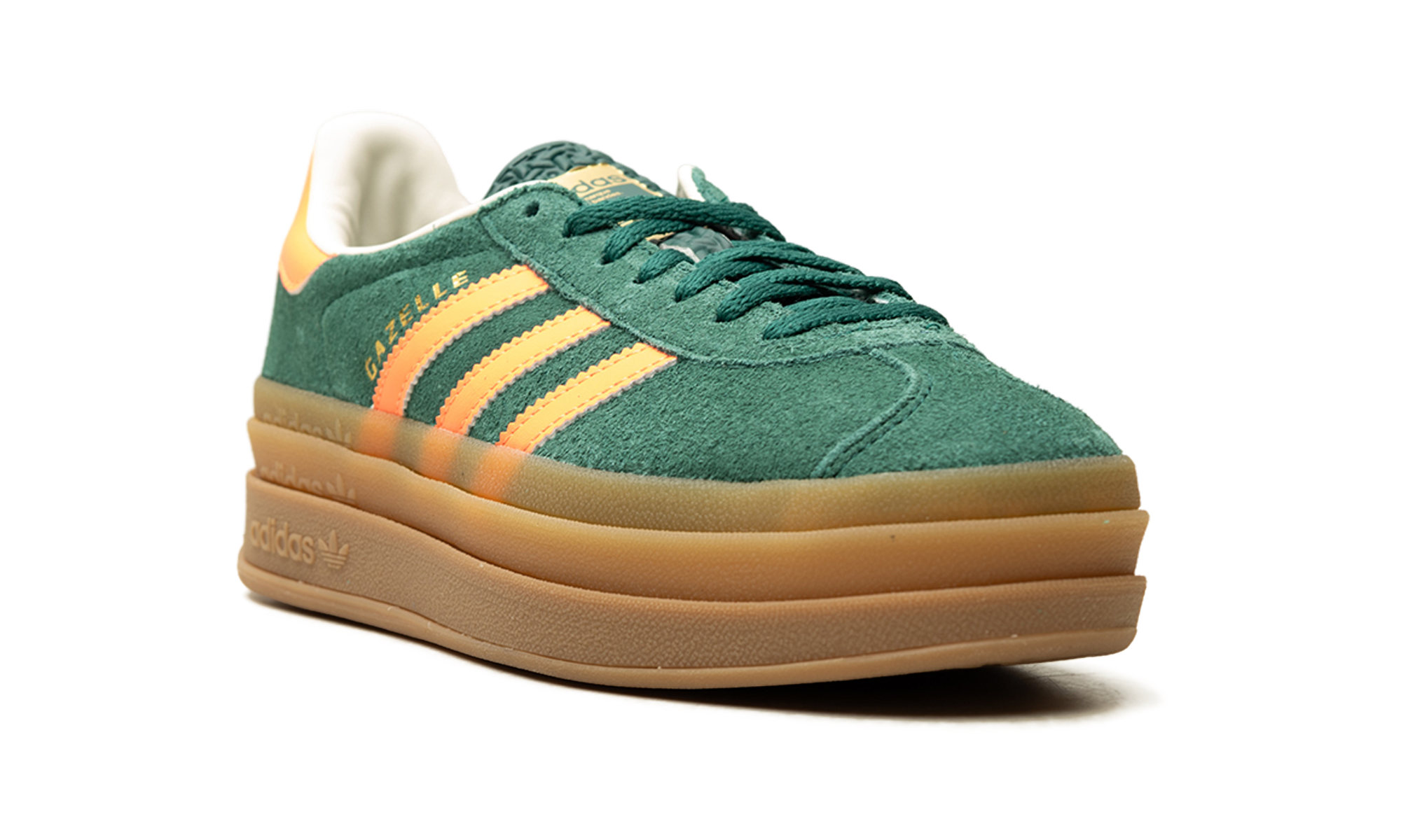 Gazelle Bold GS "Collegiate Green Signal Coral Cream White"