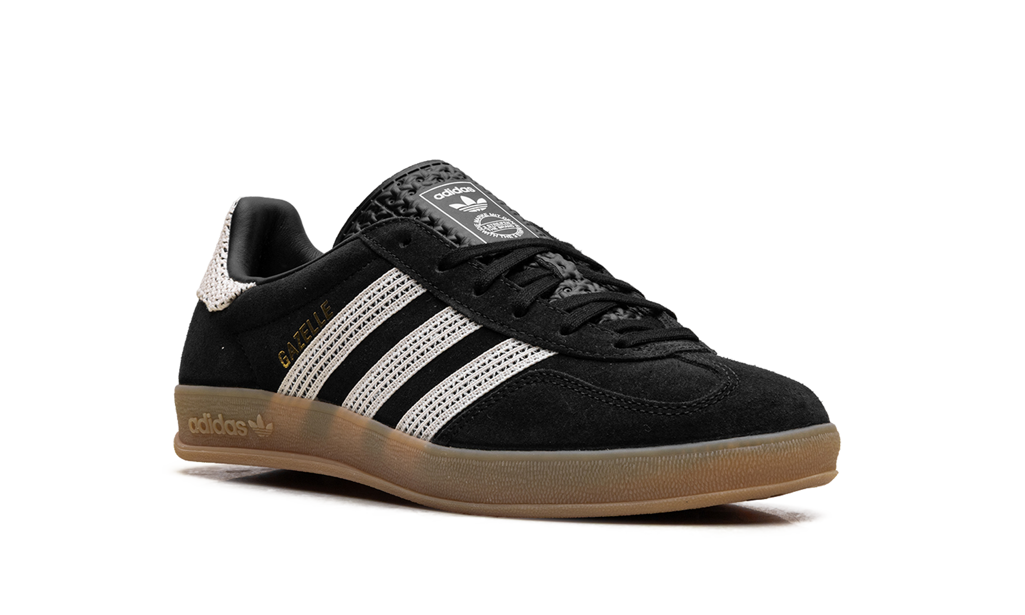 Gazelle Indoor Women "Black Biege Gum"