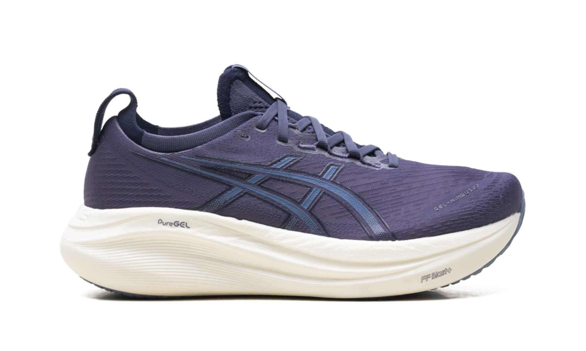 Gel Nimbus 27 "Indigo Fog / Denim Blue"