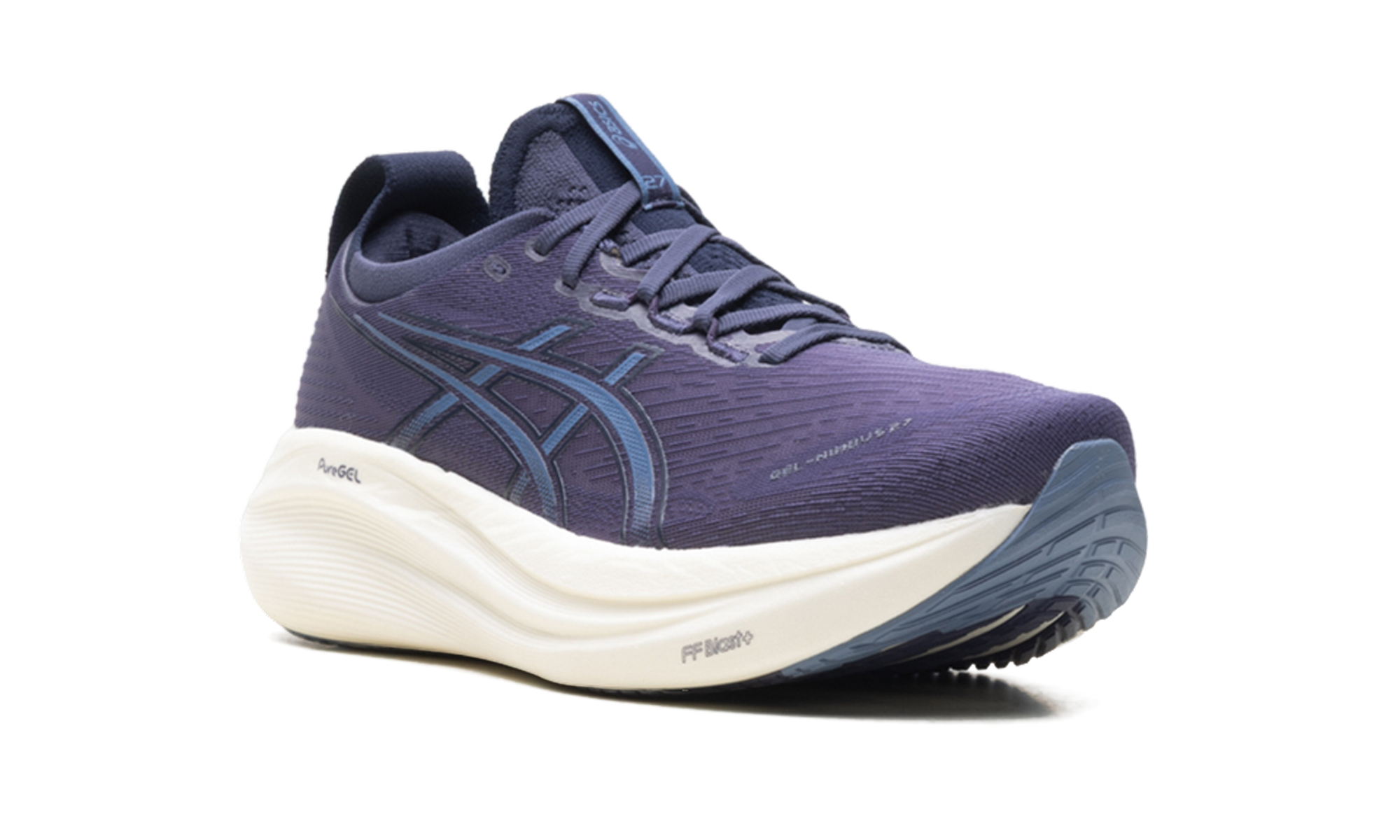 Gel Nimbus 27 "Indigo Fog / Denim Blue"