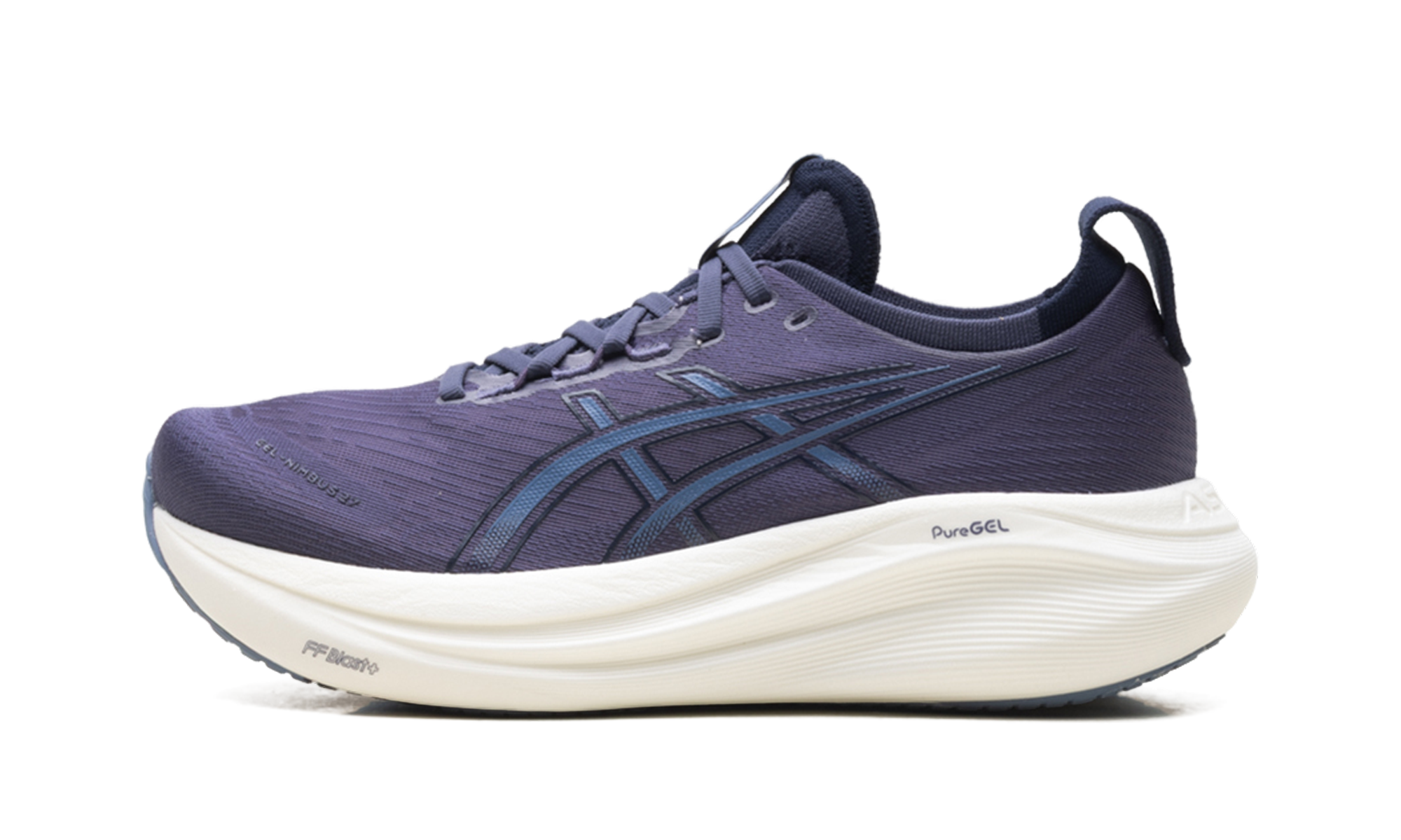 Gel Nimbus 27 "Indigo Fog / Denim Blue"