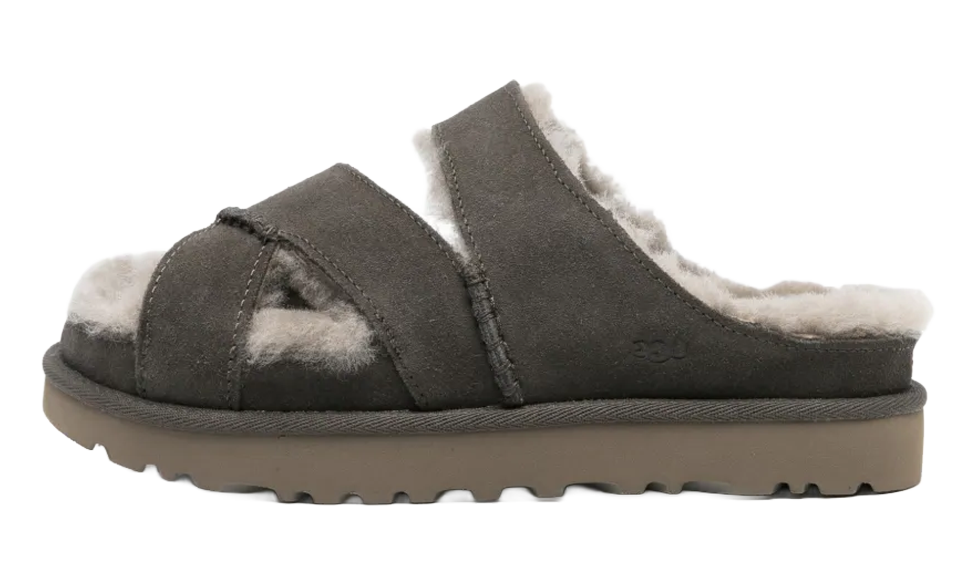Greenport Cross Strap Slide Women "Dense Smoke"