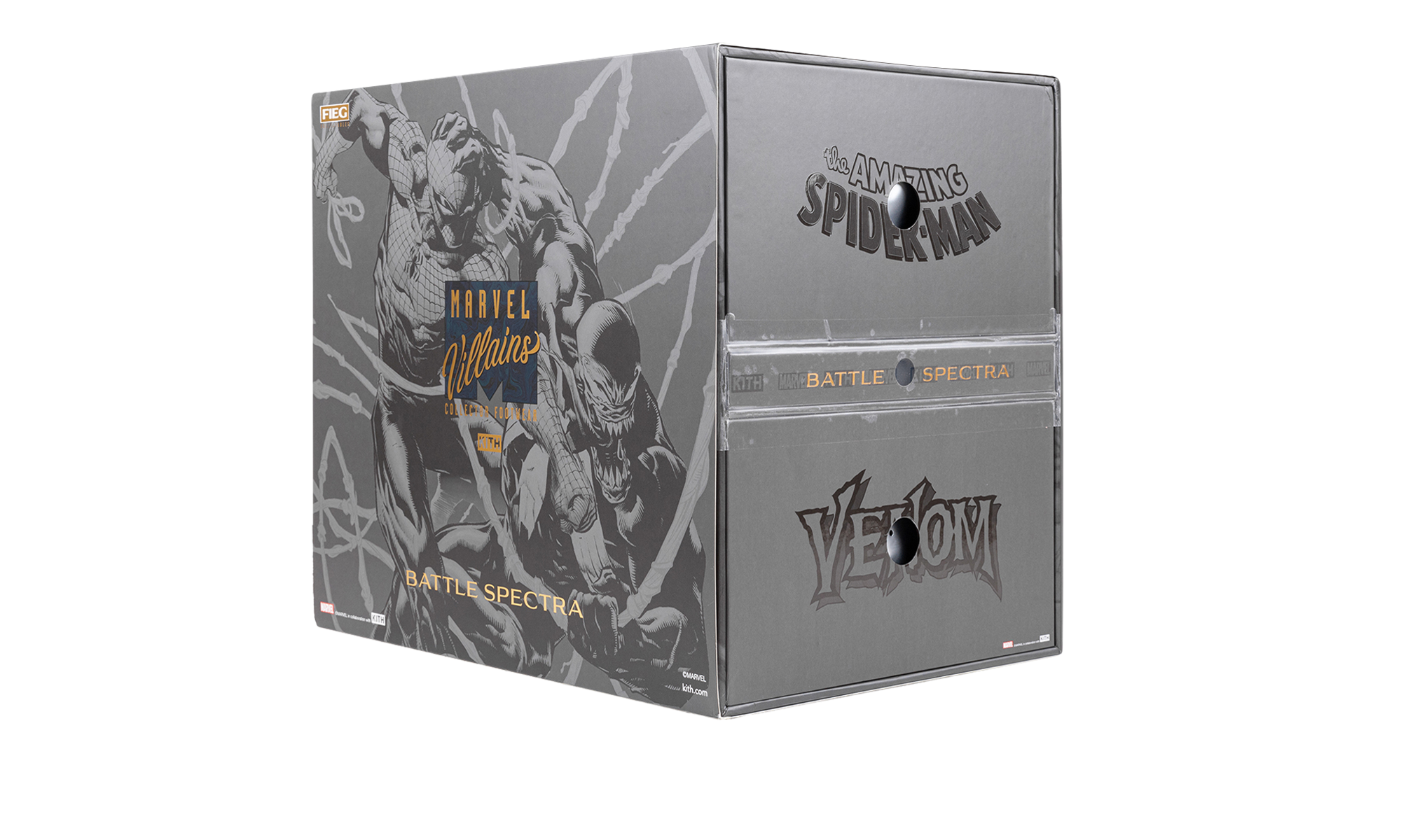 Gt-2160 "Kith Marvel Villains Spider-man/venom Pack Sealed Box (comic Included)"
