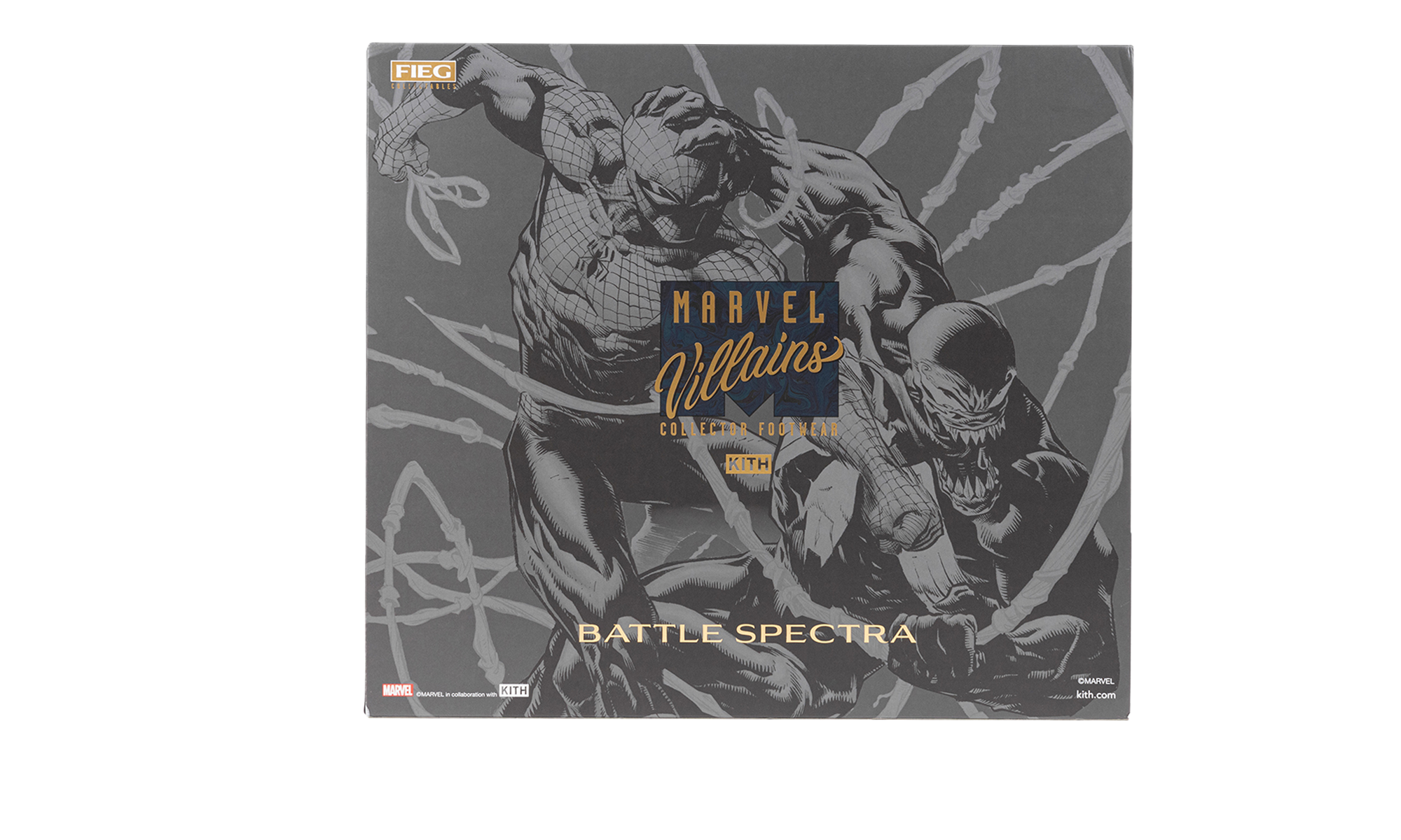 Gt-2160 "Kith Marvel Villains Spider-man/venom Pack Sealed Box (comic Included)"