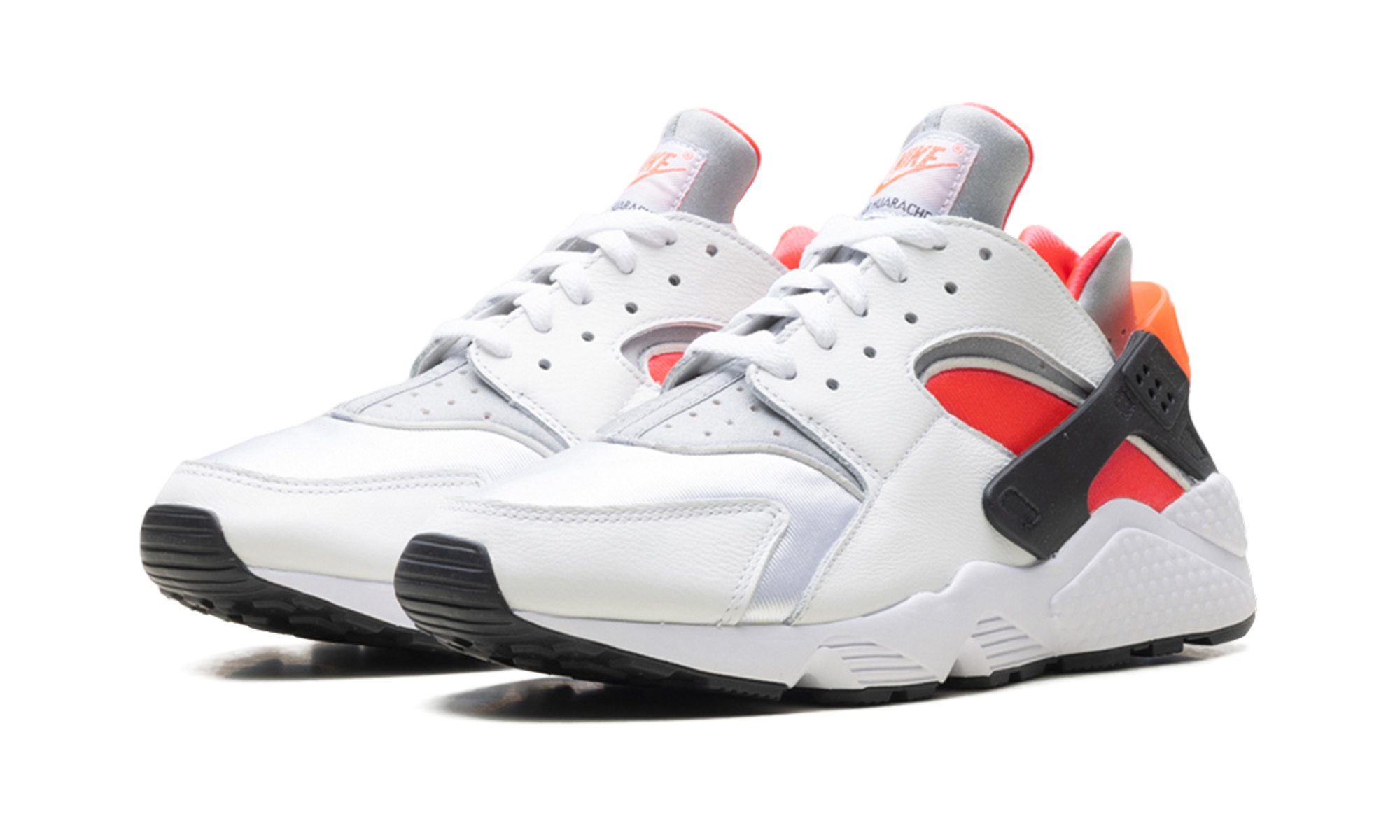 Huarache Run Wht/solar Red "Solar Red"