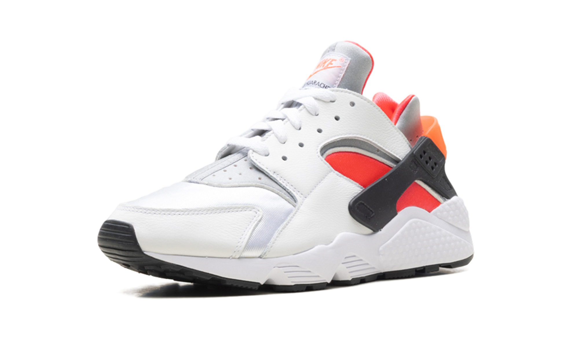 Huarache Run Wht/solar Red "Solar Red"