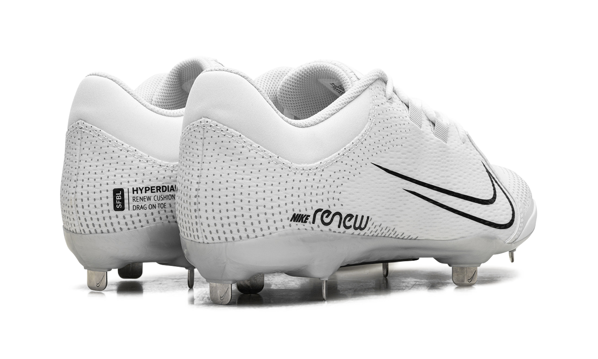 Hyperdiamond 4 Pro Softball Cleats Women "White Black"