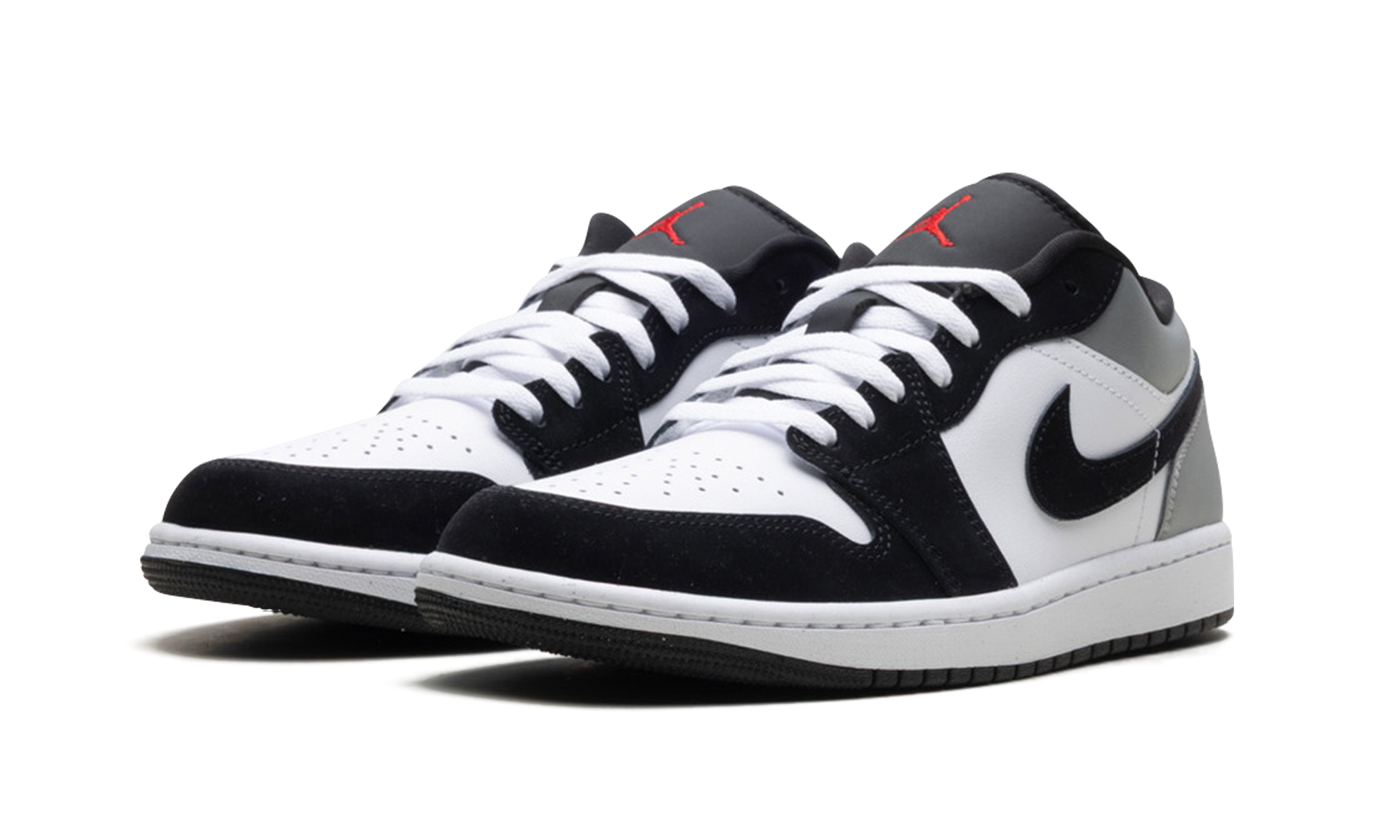 Jordan 1 Low Se "White Fire Red Black Matte Silver"