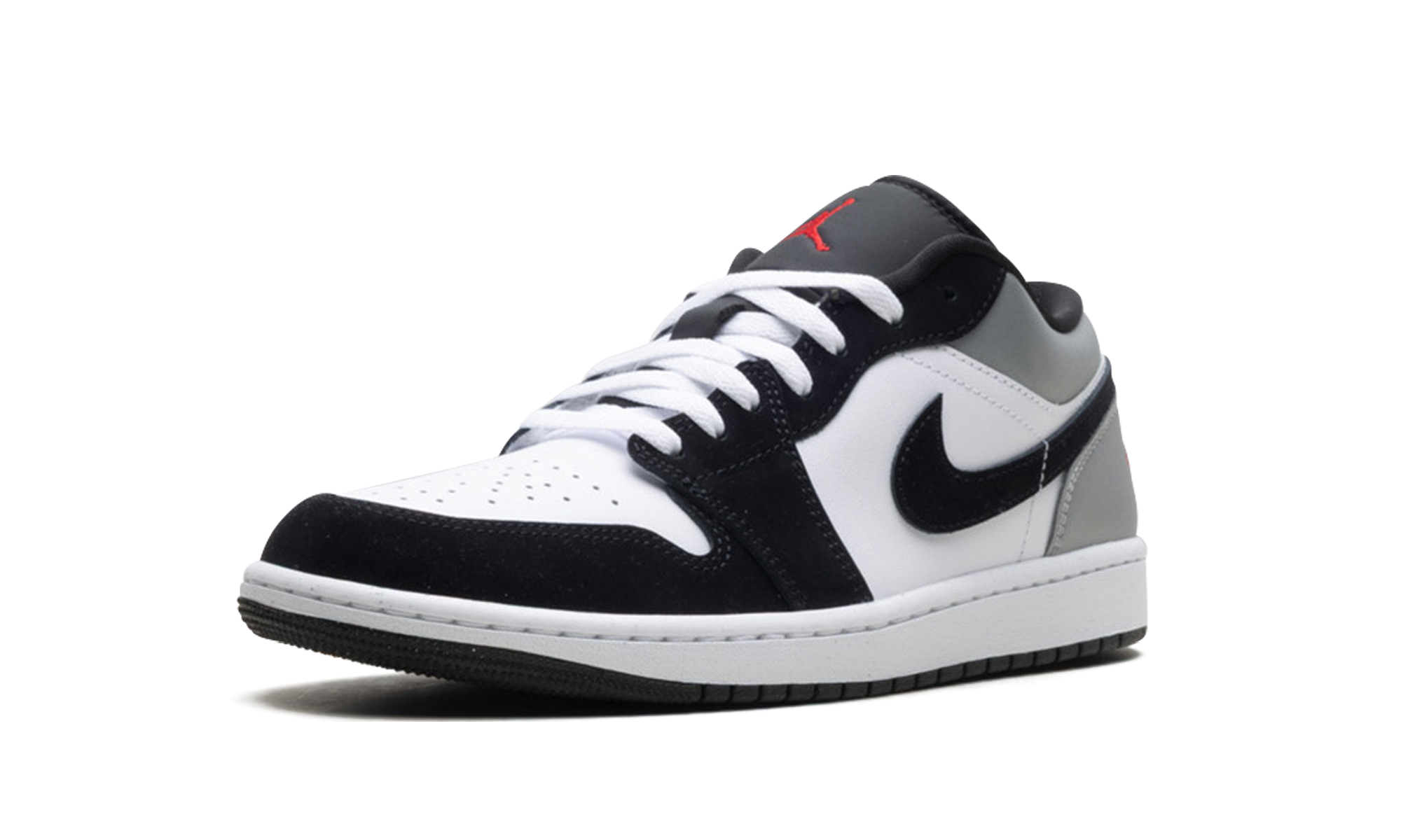Jordan 1 Low Se "White Fire Red Black Matte Silver"