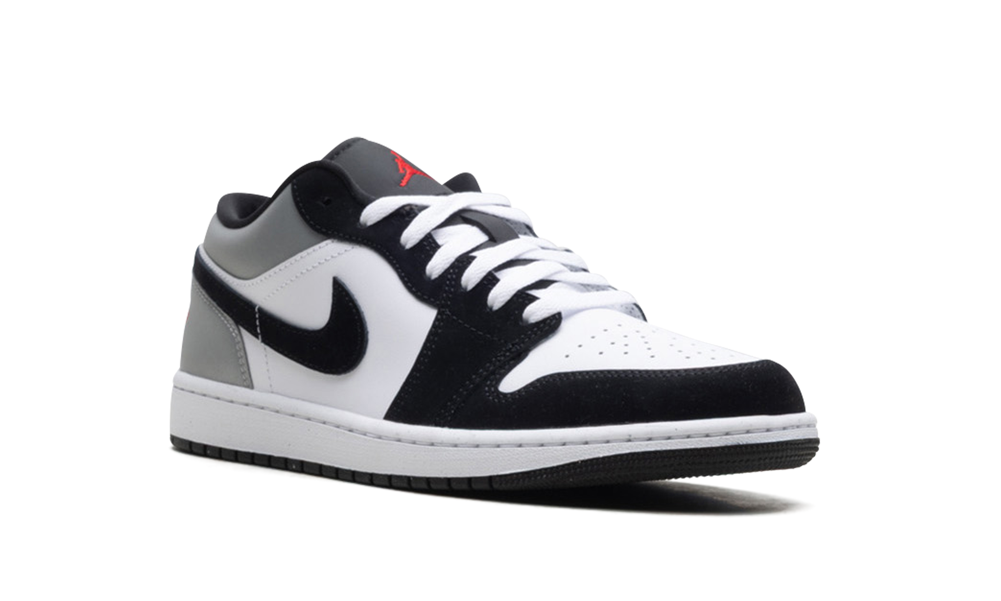 Jordan 1 Low Se "White Fire Red Black Matte Silver"