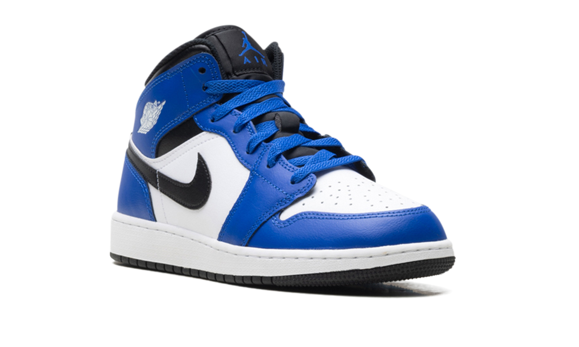 Jordan 1 Mid GS "Game Royal White Black"