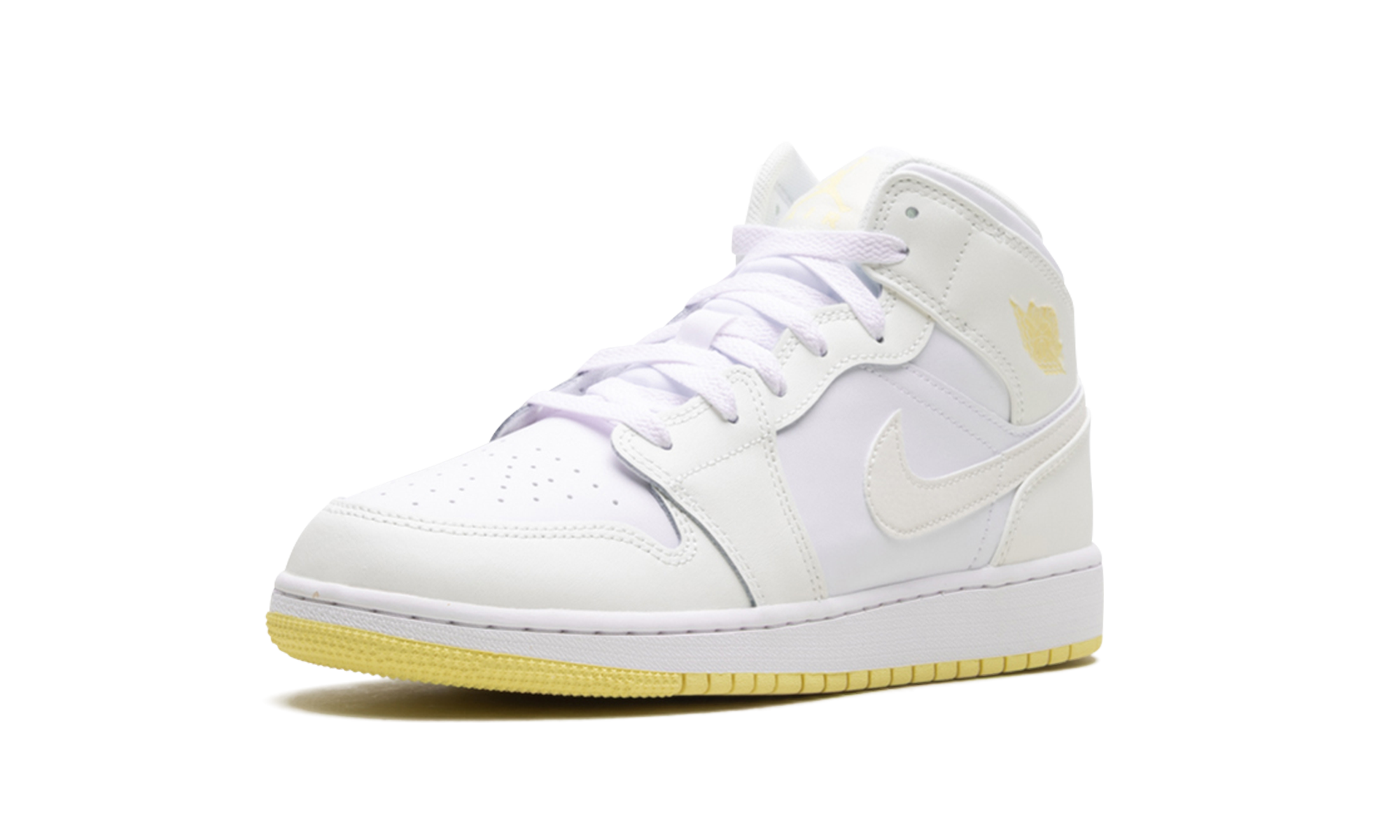 Jordan 1 Mid GS "Sail Light Laser Orange"