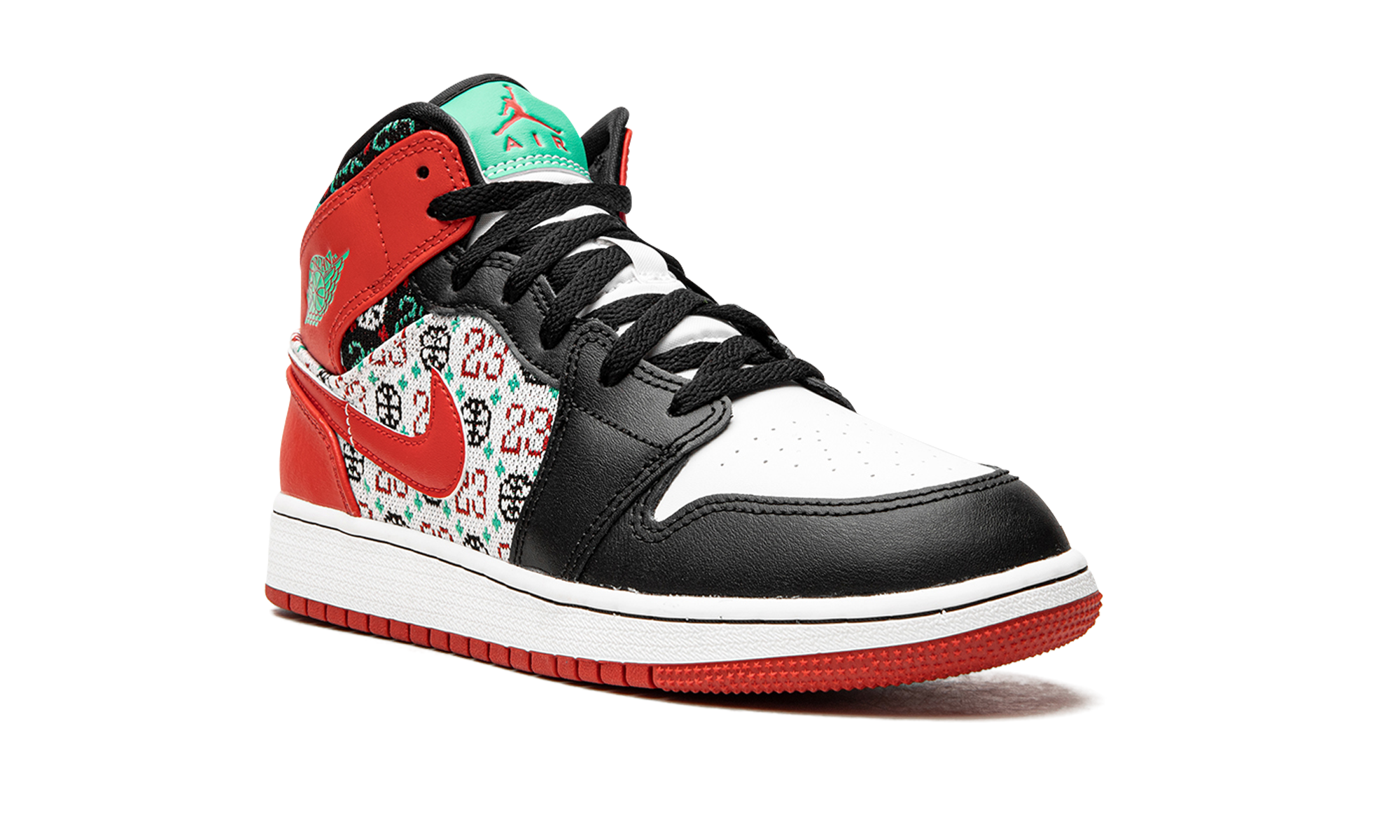 Jordan 1 Mid GS "Ugly Christmas Sweater"