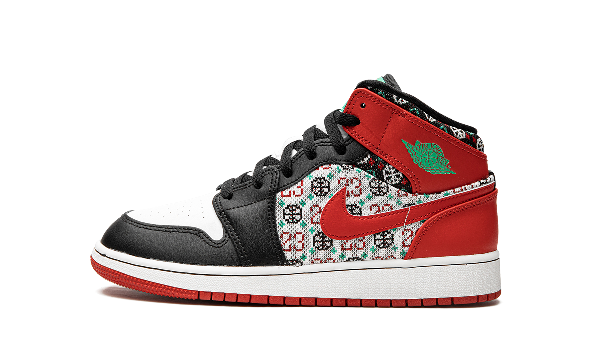 Jordan 1 Mid GS "Ugly Christmas Sweater"