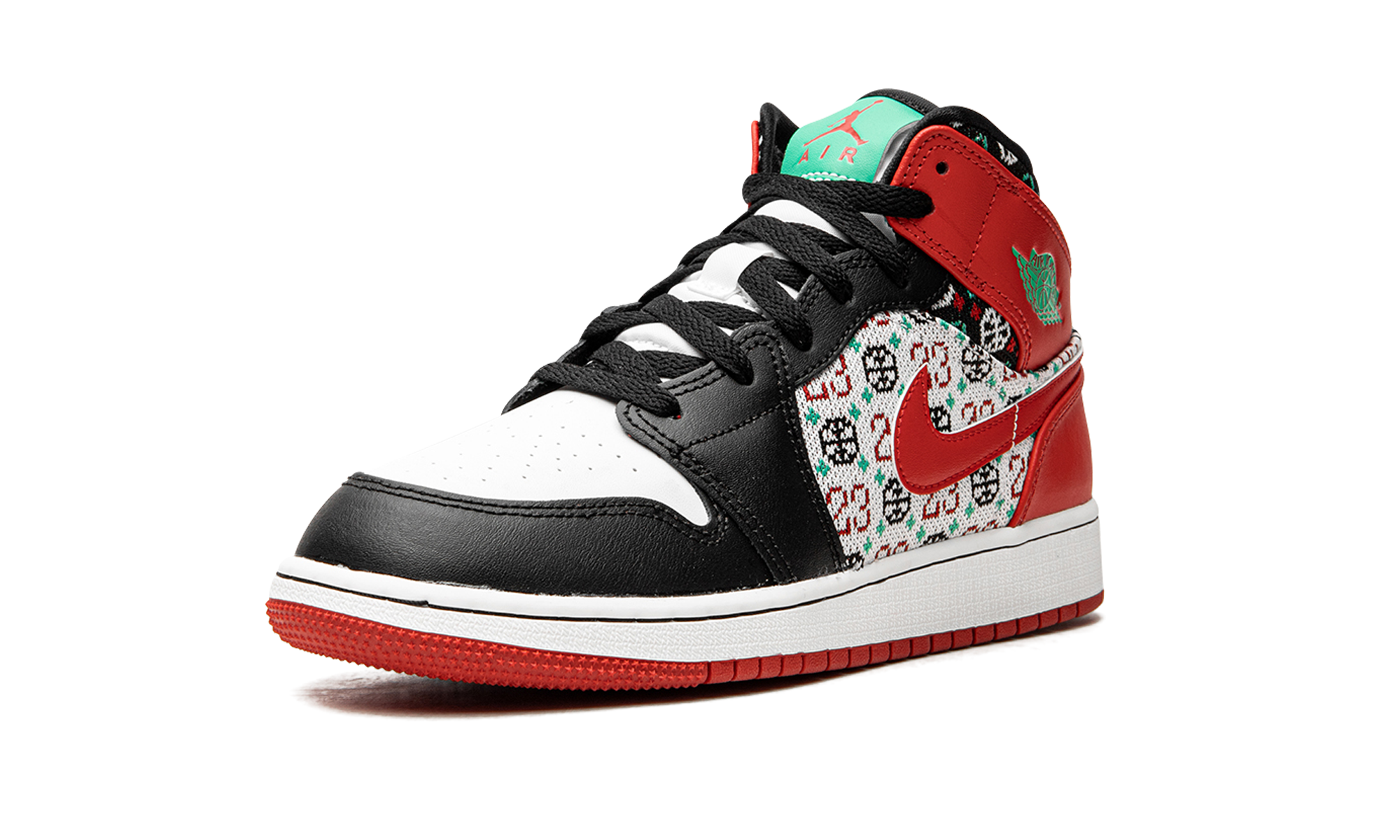 Jordan 1 Mid GS "Ugly Christmas Sweater"