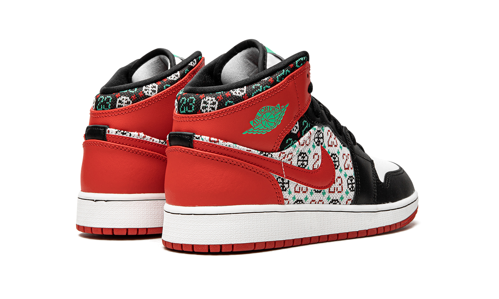 Jordan 1 Mid GS "Ugly Christmas Sweater"