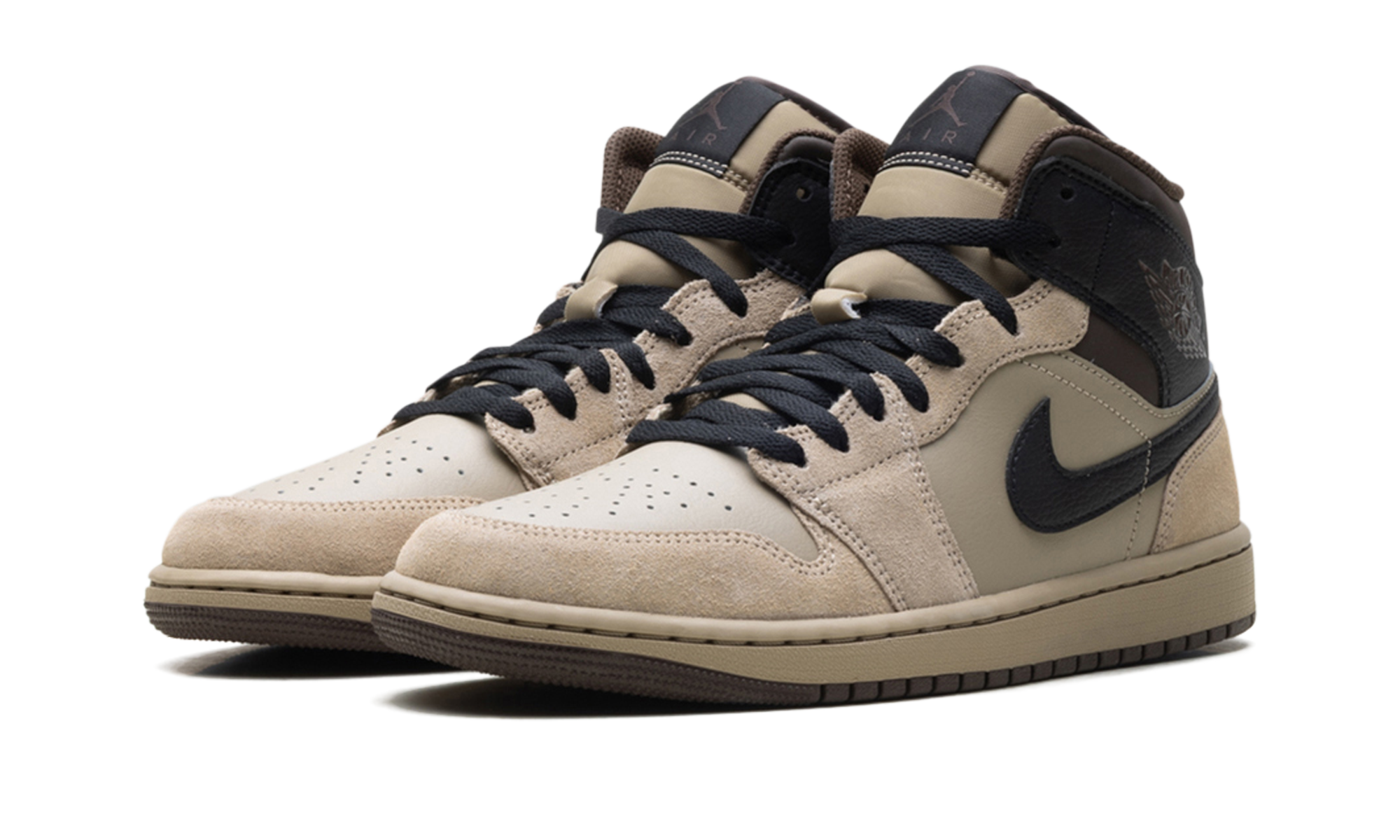 Jordan 1 Mid "Khaki Baroque Brown"