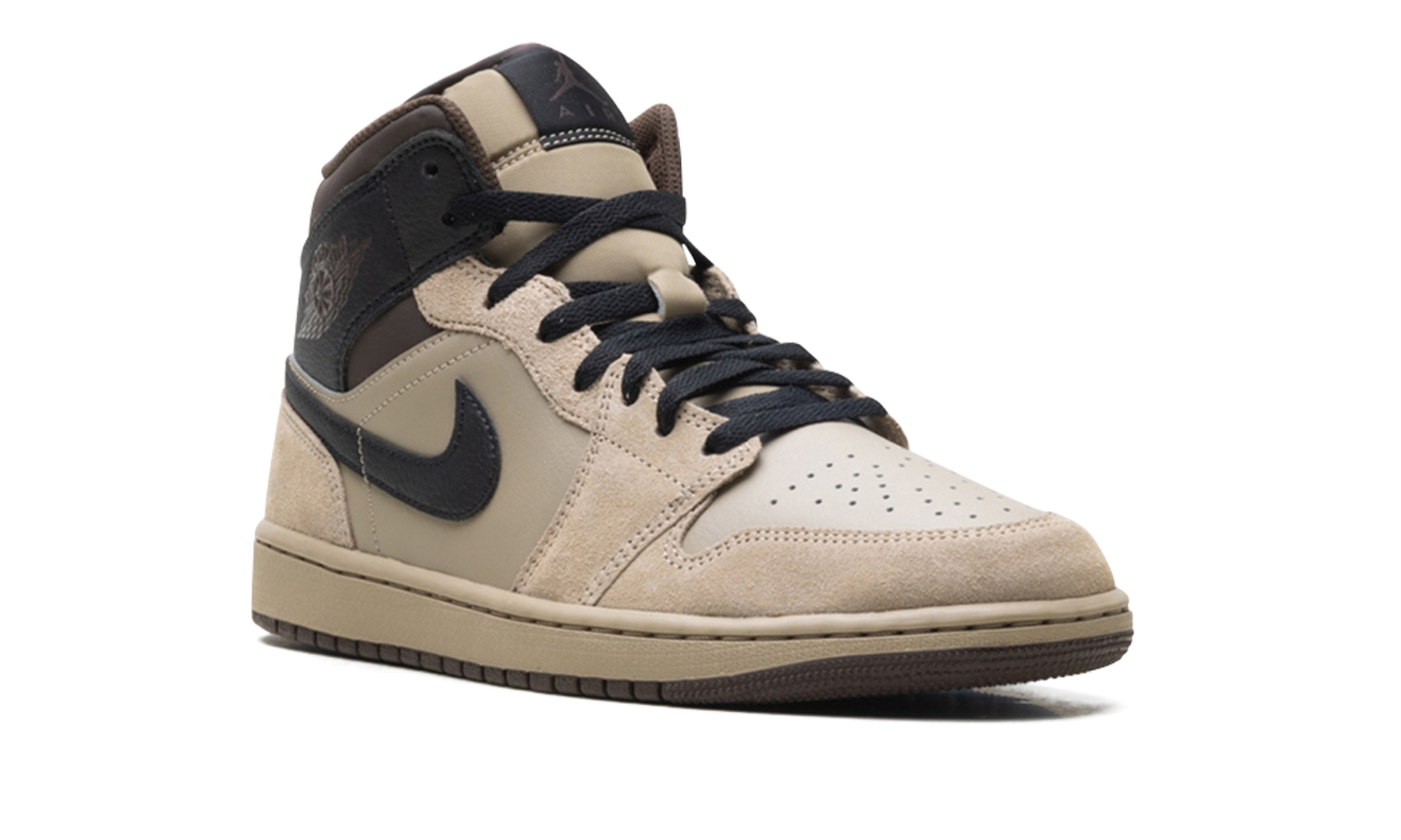 Jordan 1 Mid "Khaki Baroque Brown"