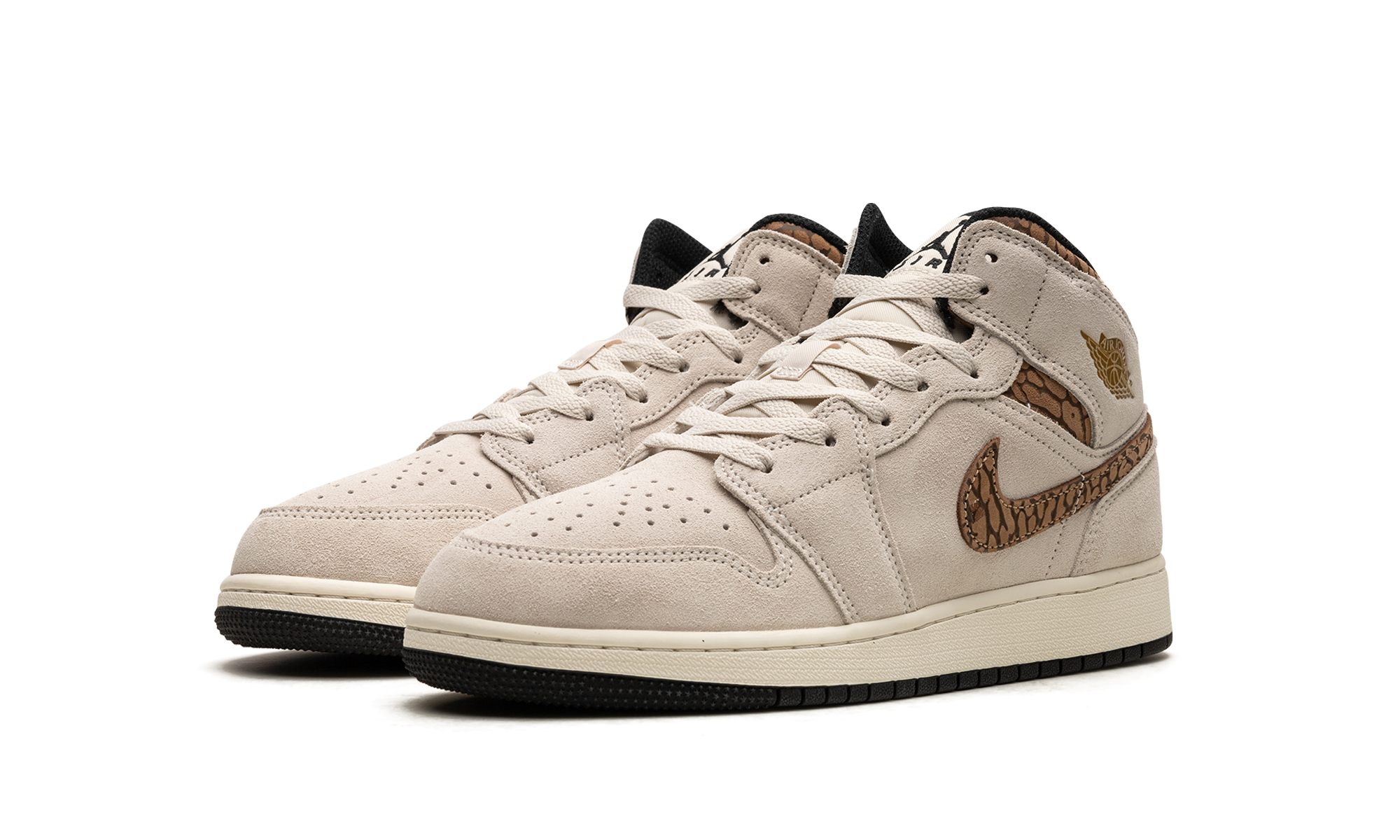 Jordan 1 Mid Se GS "Brown Elephant"