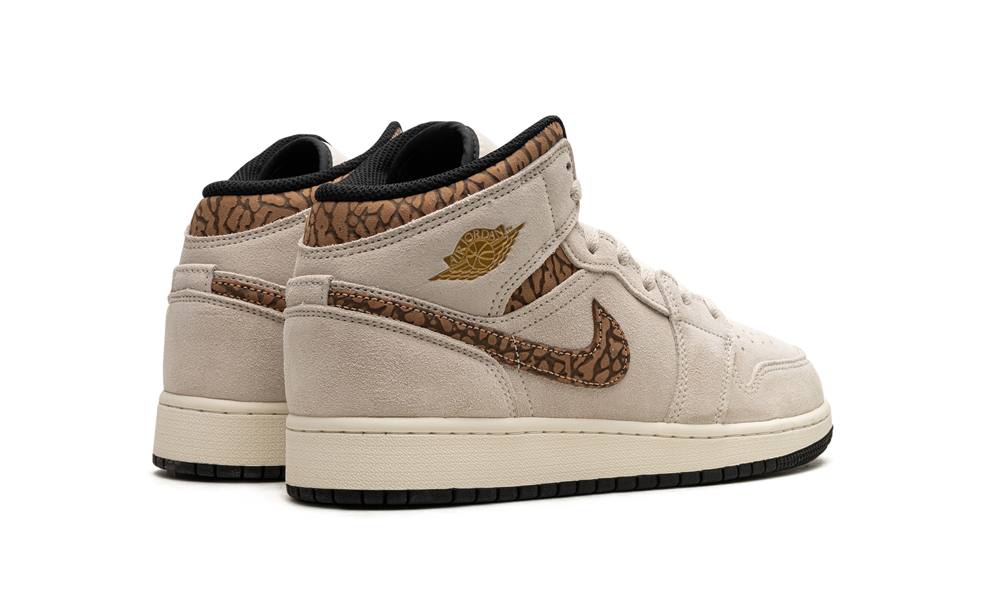 Jordan 1 Mid Se GS "Brown Elephant"