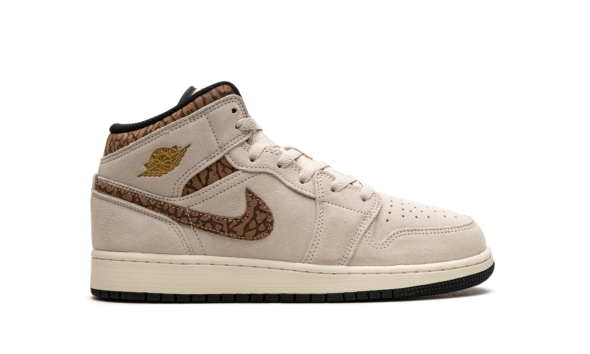 Jordan 1 Mid Se GS "Brown Elephant"