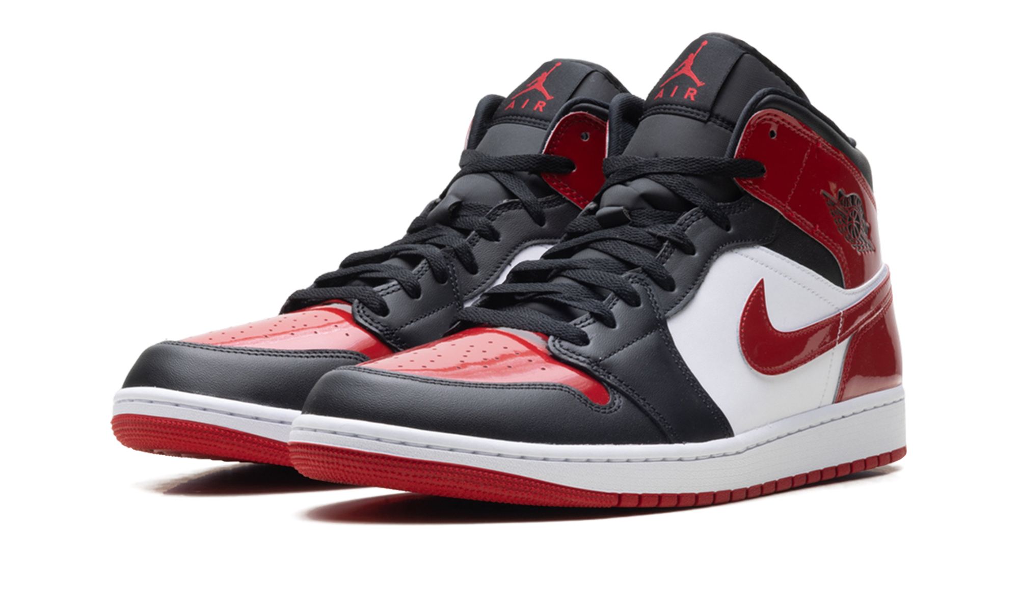 Jordan 1 Mid Se "Patent Bred Toe"