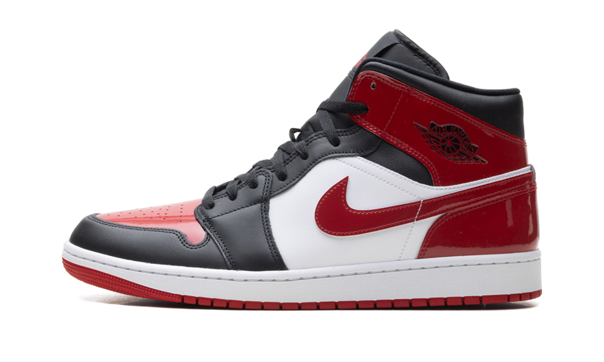 Jordan 1 Mid Se "Patent Bred Toe"
