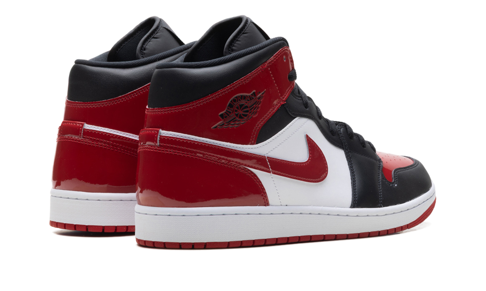 Jordan 1 Mid Se "Patent Bred Toe"