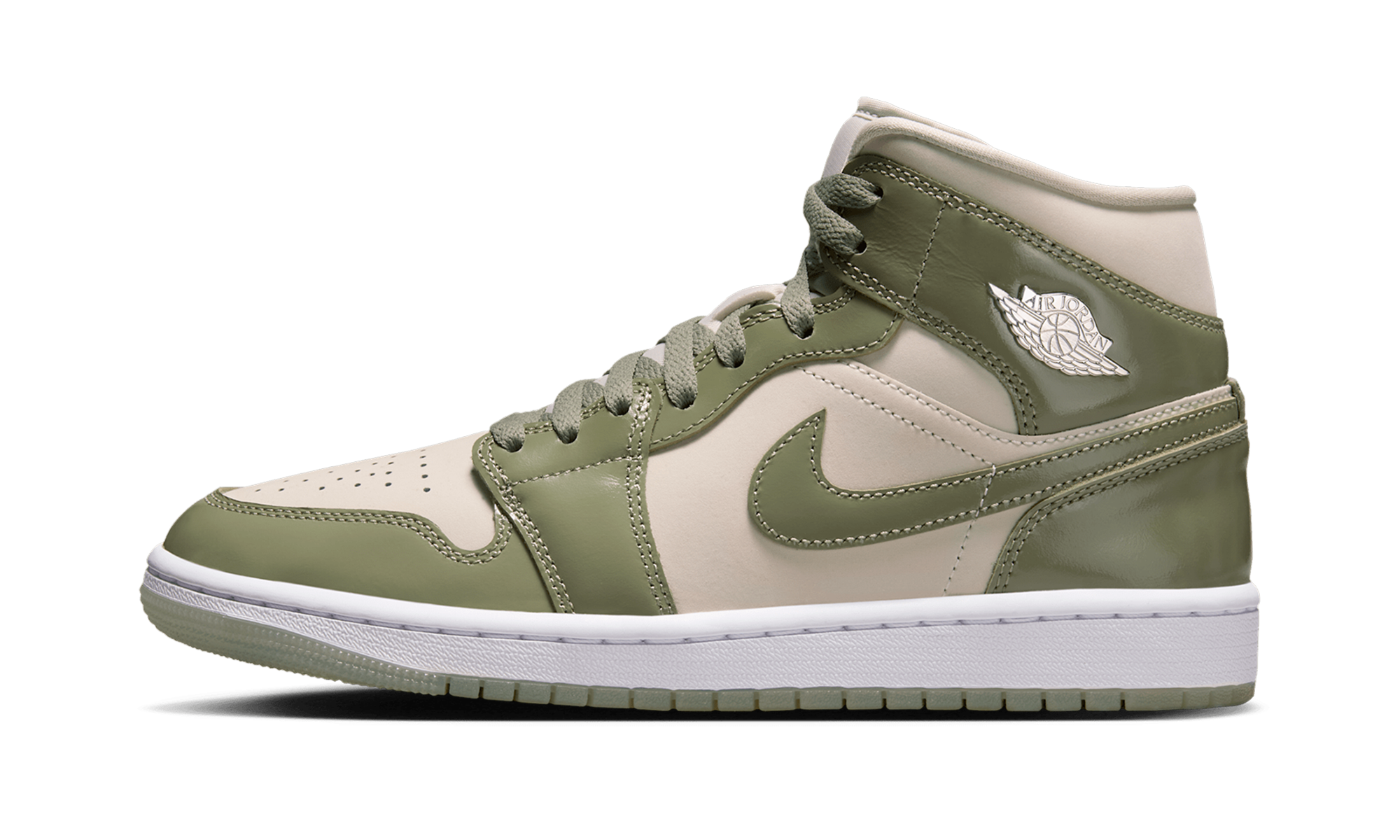 Jordan 1 Mid Se Women "Sea Glass Oil Green"