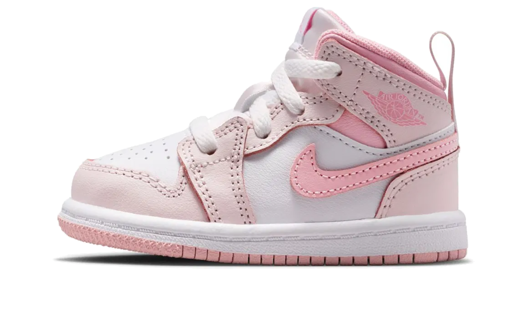 Jordan 1 Mid Td "Pearl Pink White"