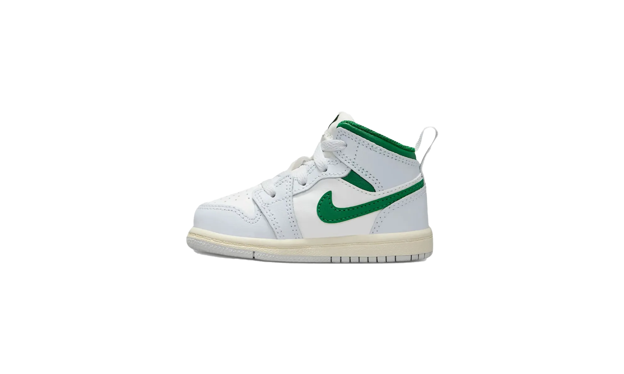 Jordan 1 Mid Td "Summit White Pure Platinum Sail Pine Green"