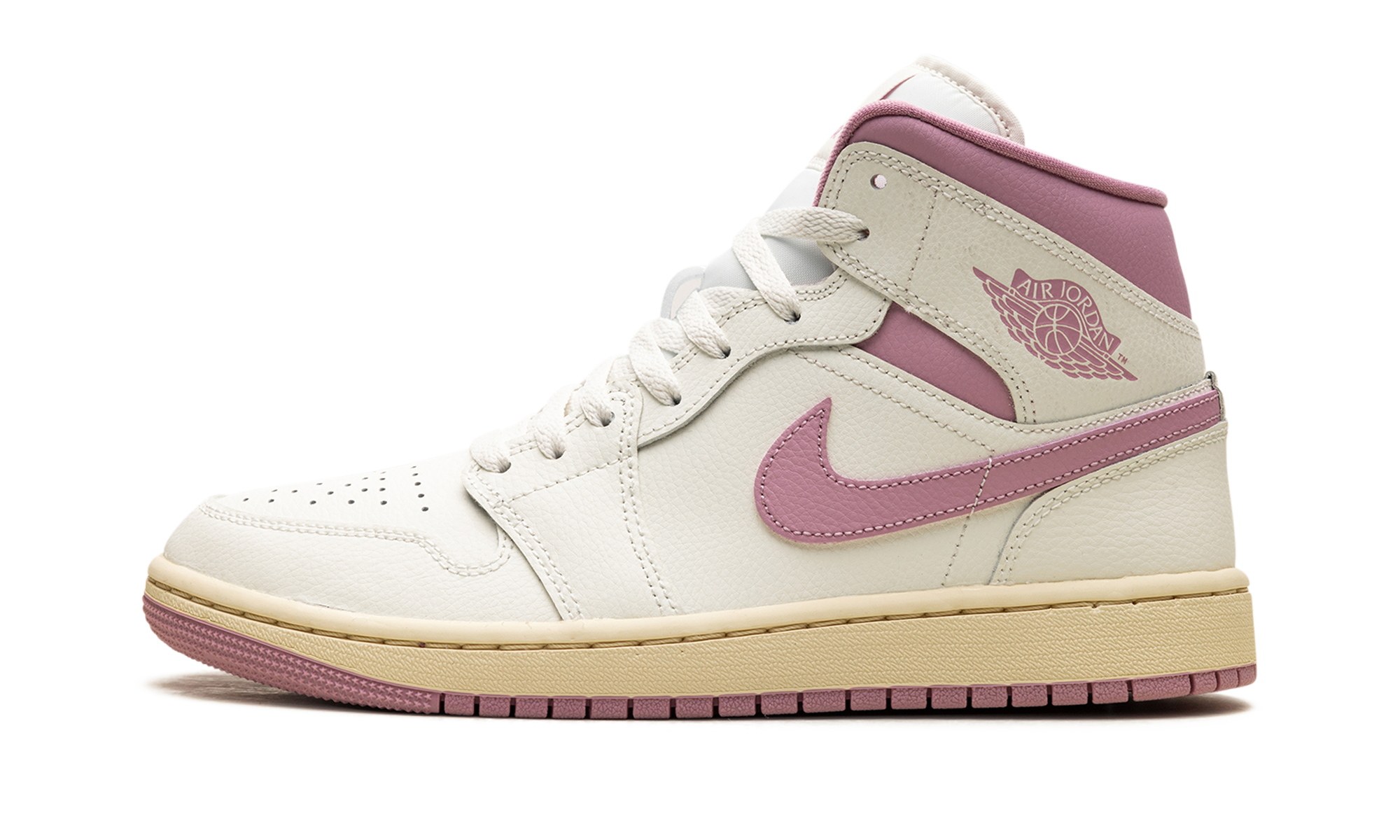 Jordan 1 Mid Women "Sail Pink Coconut Milk"